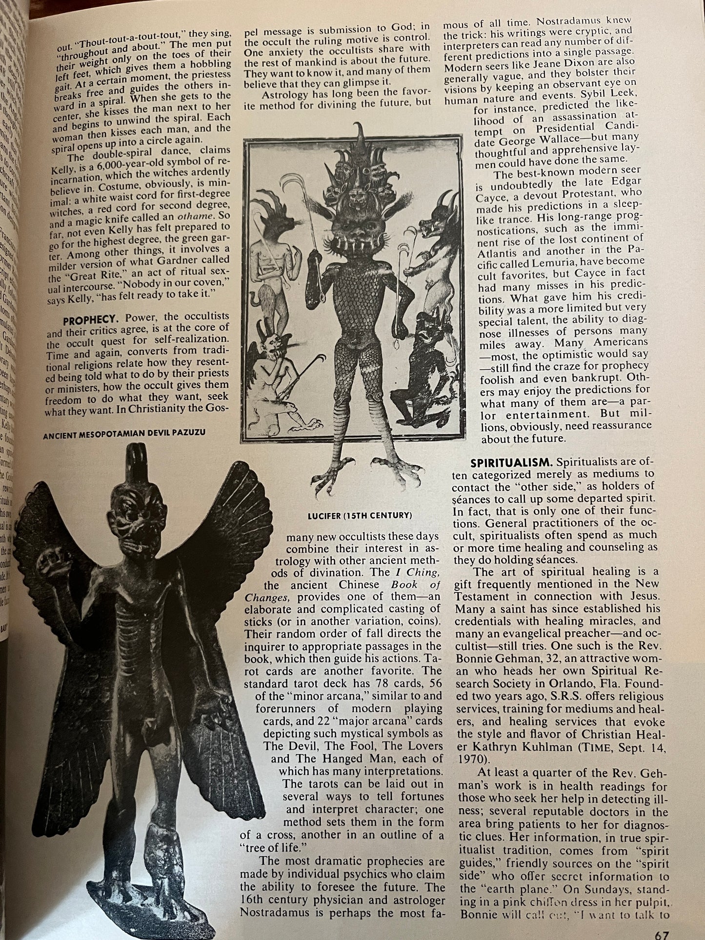 The Occult Revival - 1972 TIME Magazine (RARE)