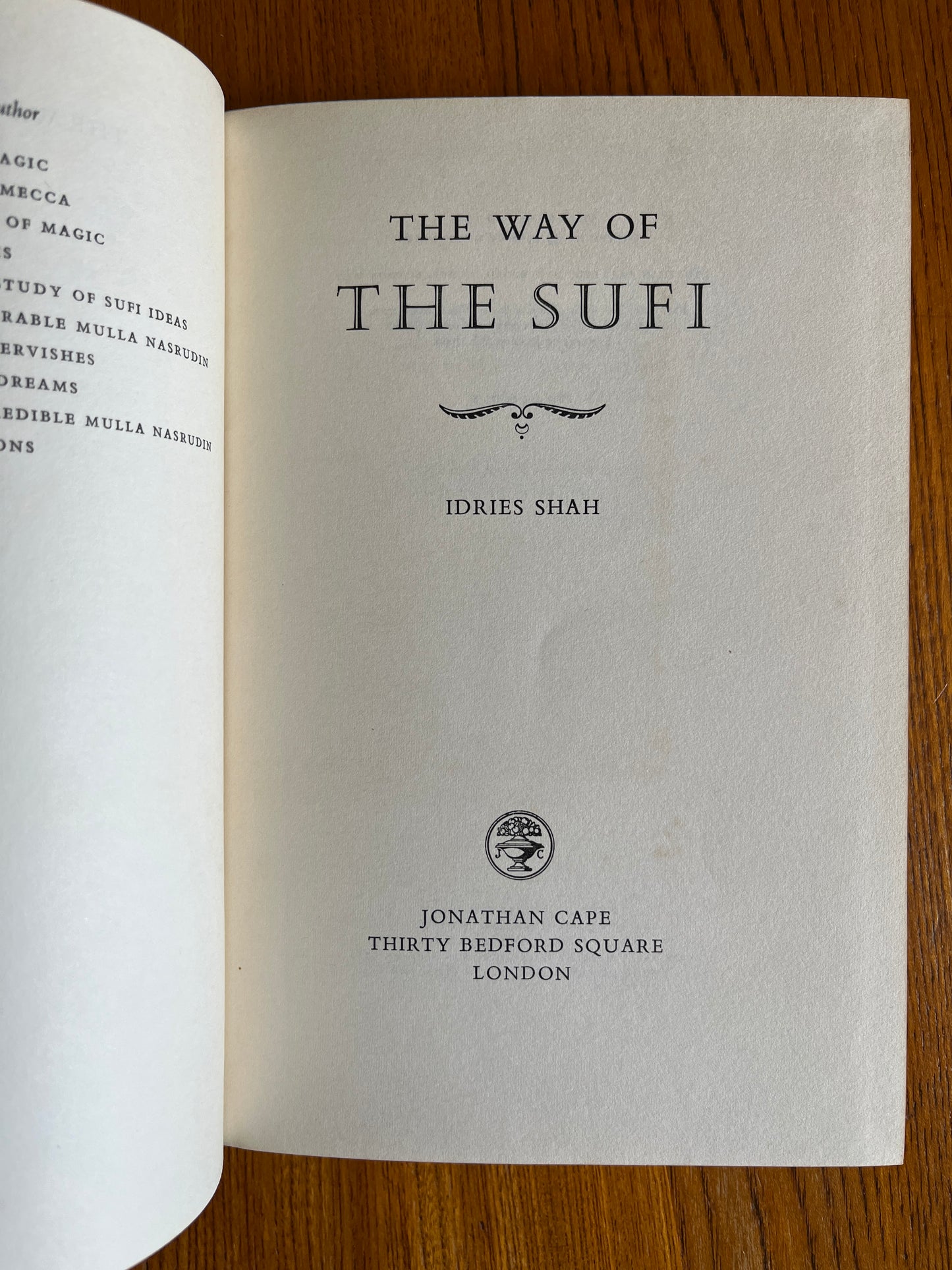 The Way of the Sufi - Idries Shah (First Edition 1968)