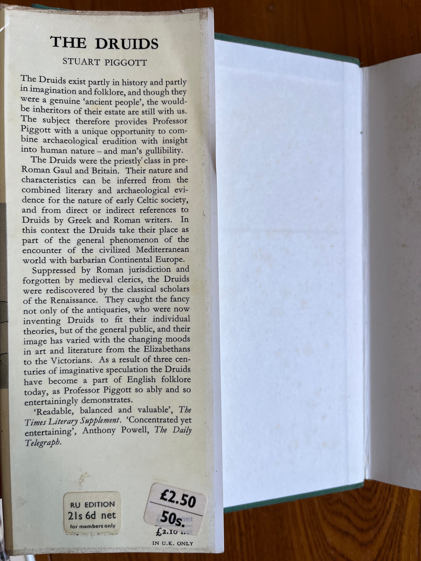 The Druids - Stuart Piggot (First Edition 1968)