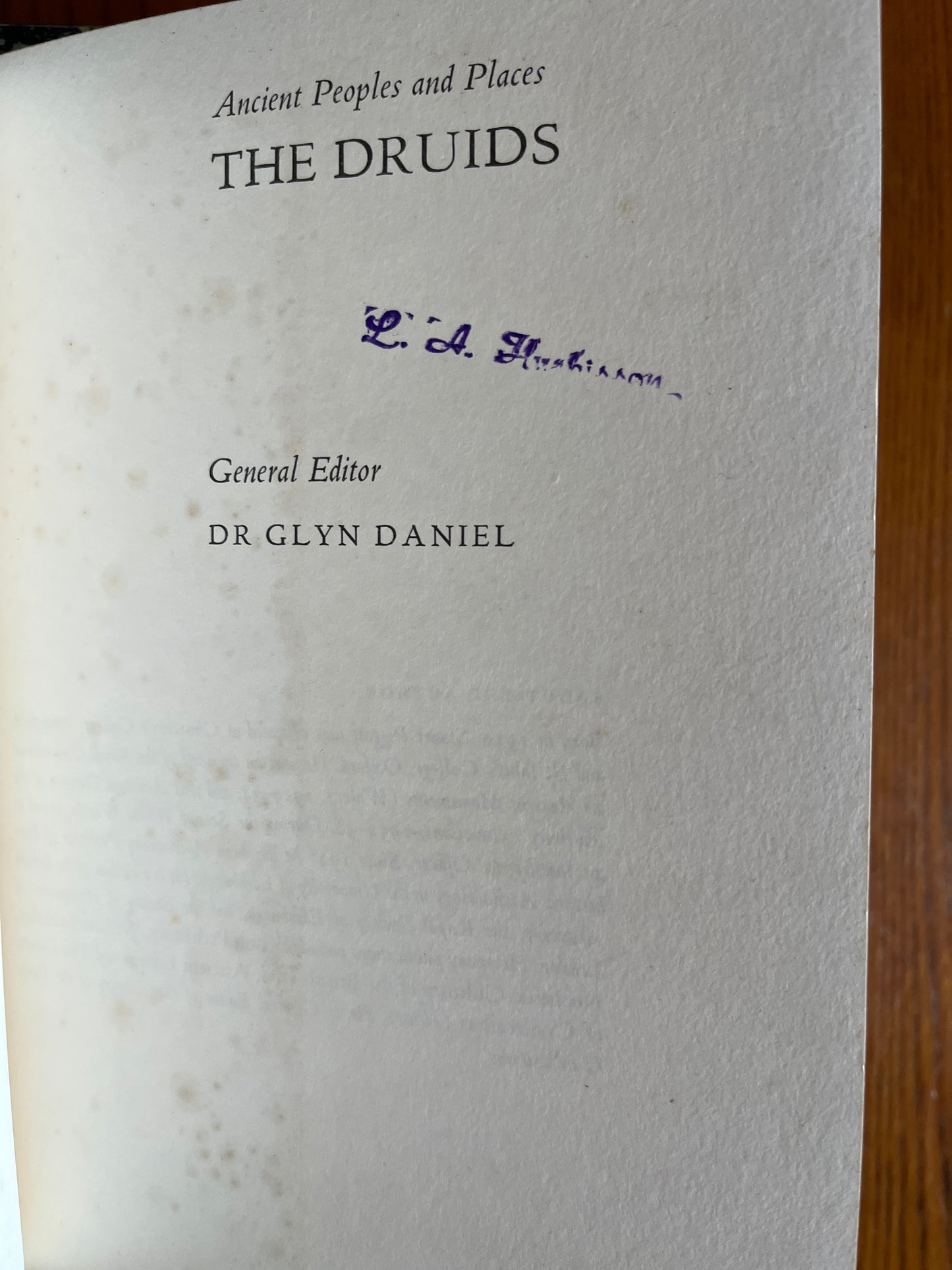 The Druids - Stuart Piggot (First Edition 1968)