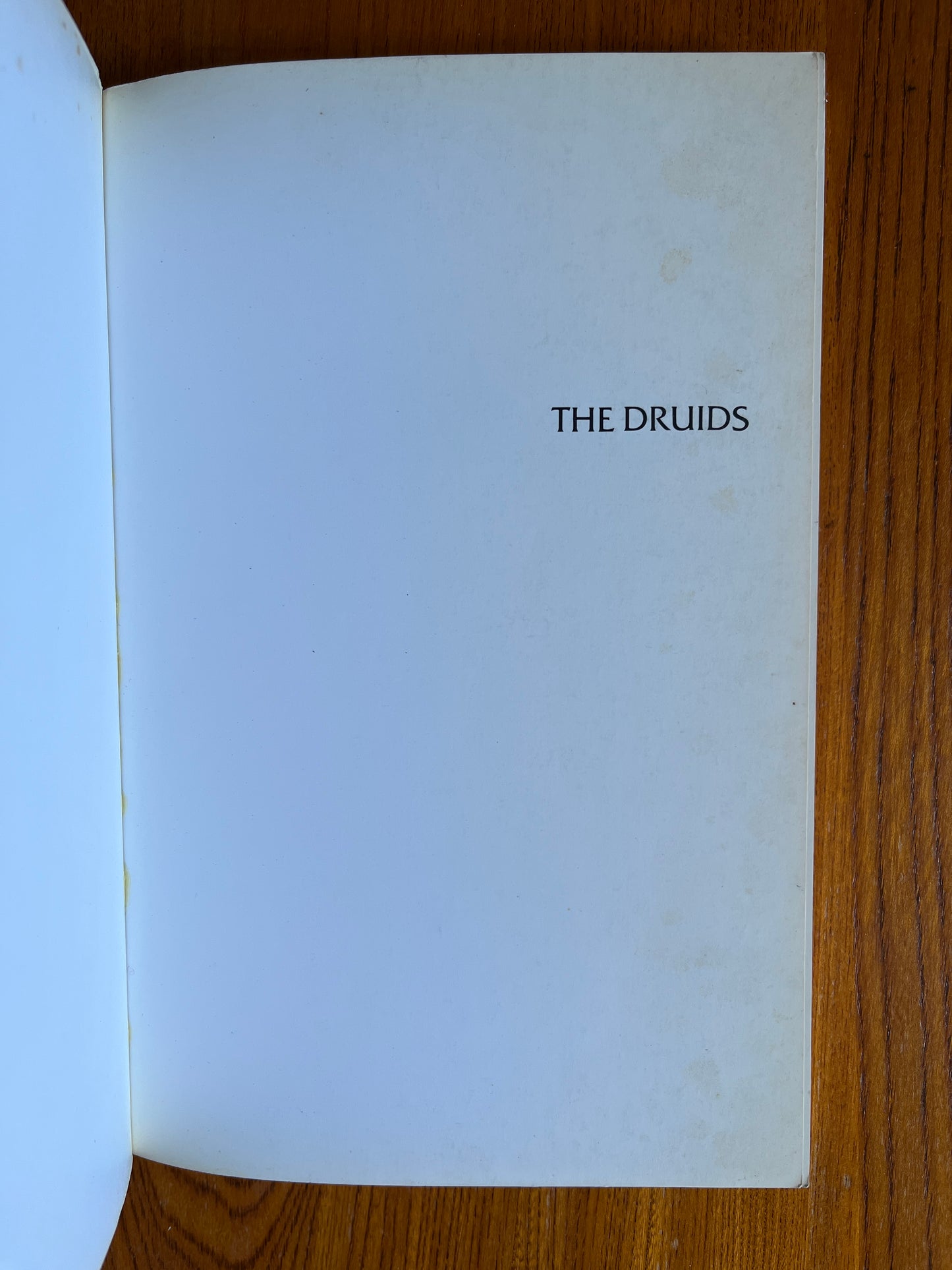 The Druids - Stuart Piggot (1989 paperback)