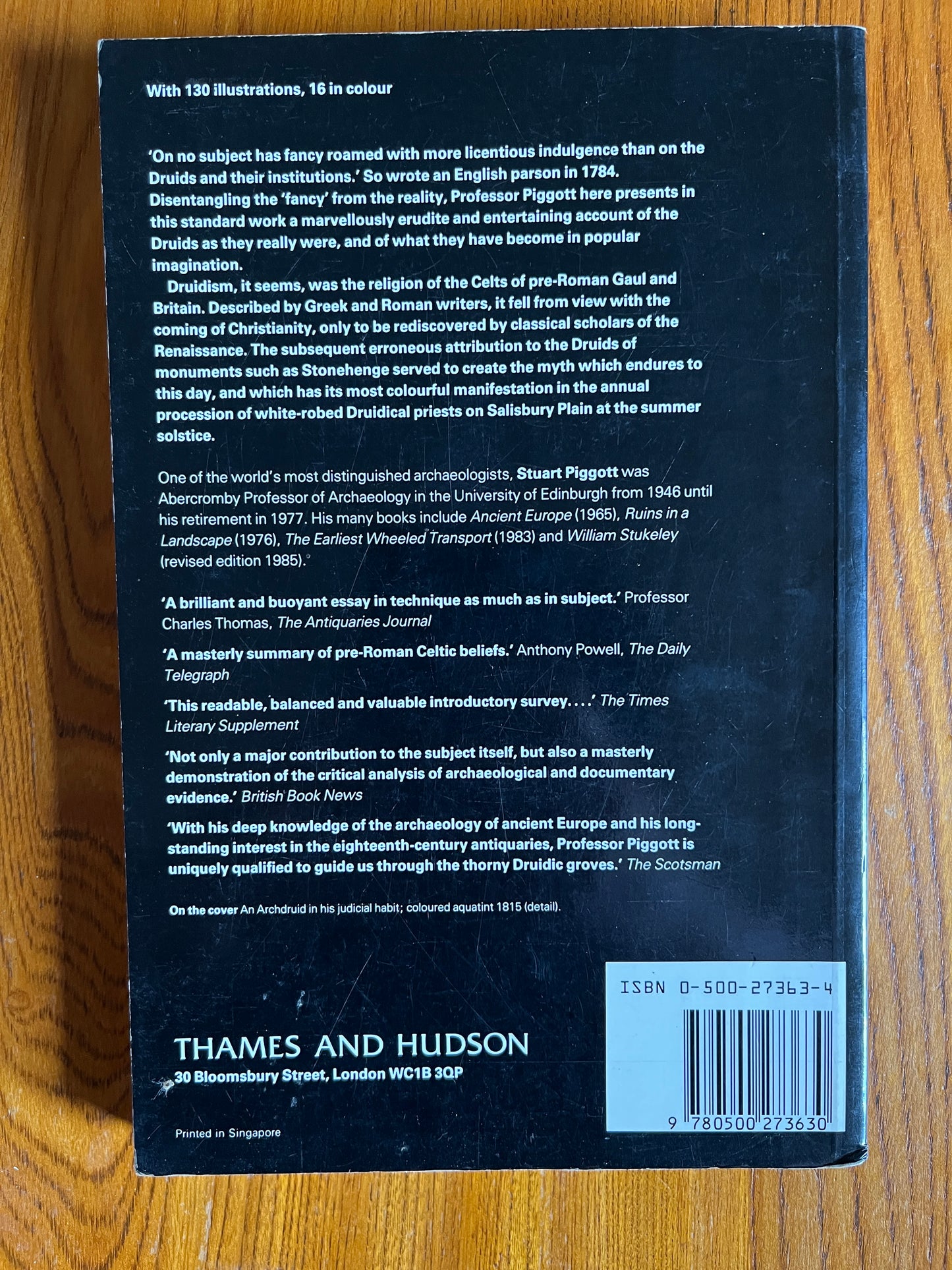 The Druids - Stuart Piggot (1989 paperback)