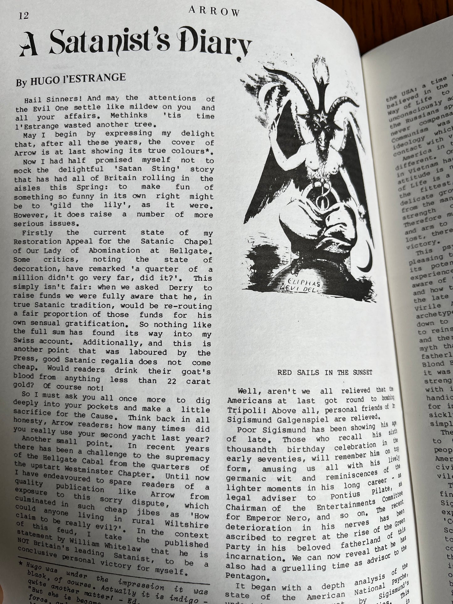 The Aquarian Arrow Issues 14 & 21 - EX LIBRIS KENNETH GRANT