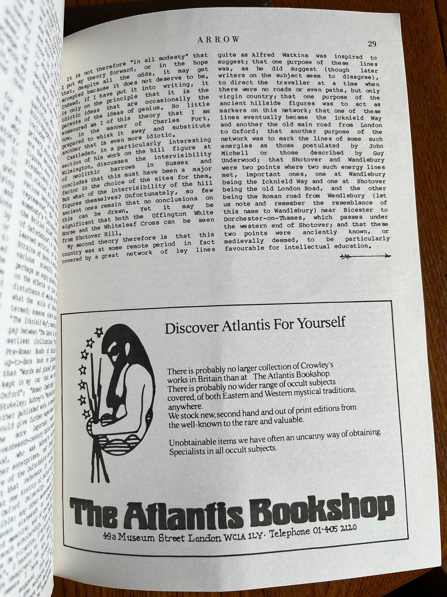 The Aquarian Arrow Issues 14 & 21 - EX LIBRIS KENNETH GRANT