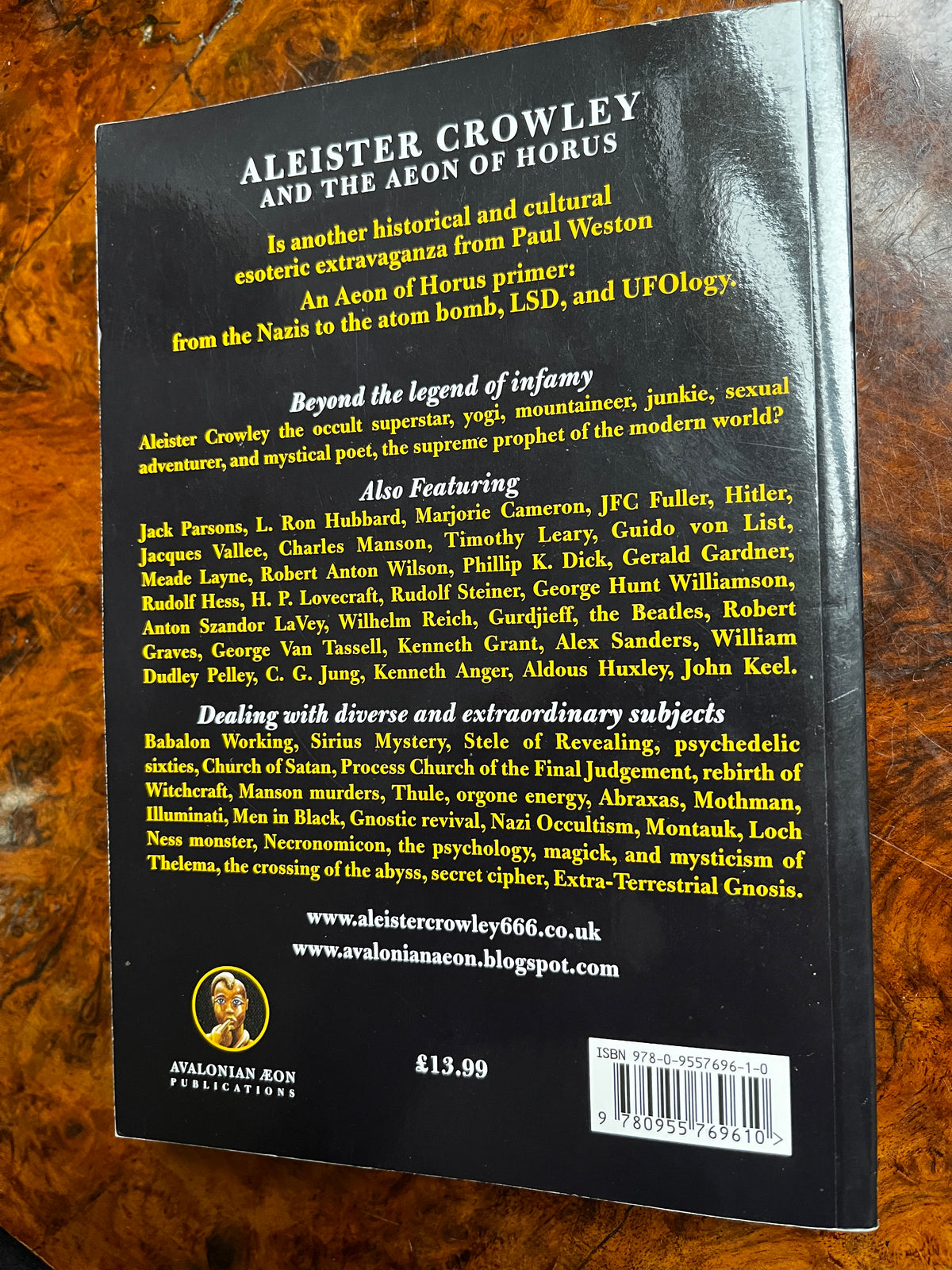 Aleister Crowley and the Aeon of Horus - Paul Weston (SIGNED First Edition)