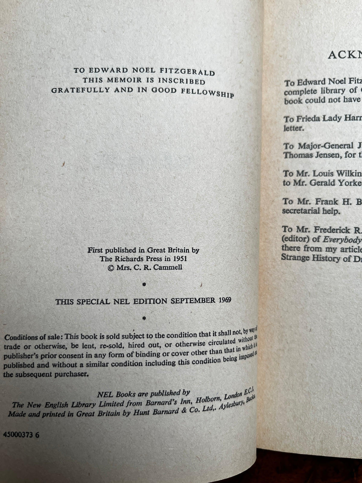 Aleister Crowley: The Black Magician - C R Cammell (First Edition thus)