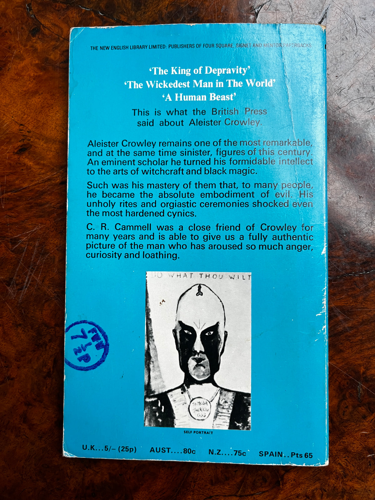 Aleister Crowley: The Black Magician - C R Cammell (First Edition thus)