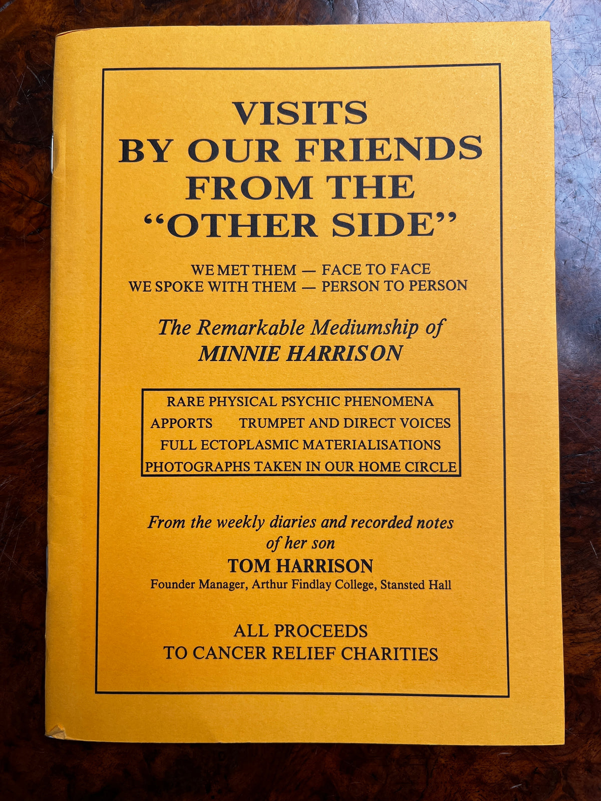 Visits By Our Friends From the "Other Side" - Minnie Harrison (First Edition)