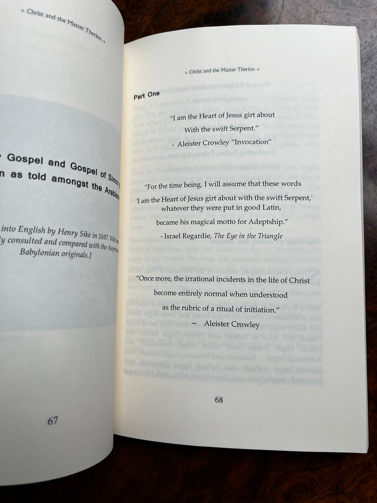 Christ and the Master Therion - Allen Greenfield & Charles Stansfeld Jones (First Edition)
