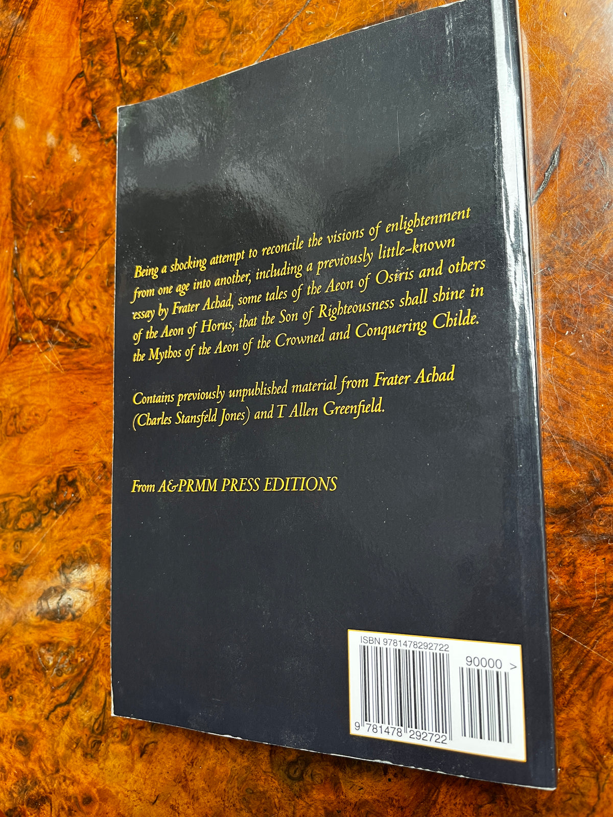 Christ and the Master Therion - Allen Greenfield & Charles Stansfeld Jones (First Edition)