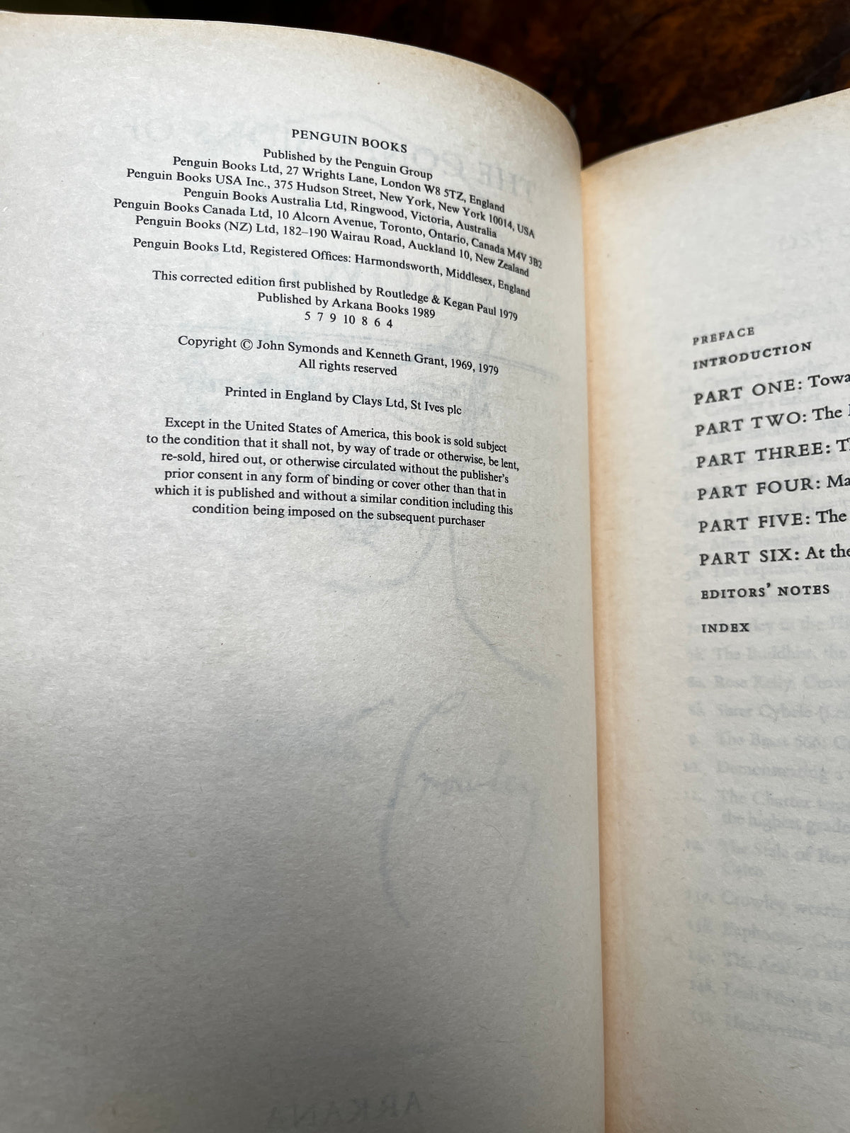 The Confessions of Aleister Crowley - Ed Kenneth Grant & John Symonds (Arkana)