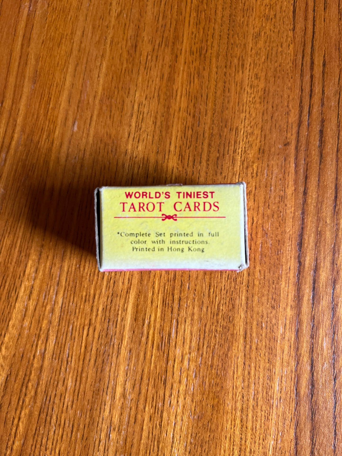 World's Tiniest Tarot Card Set - 1969