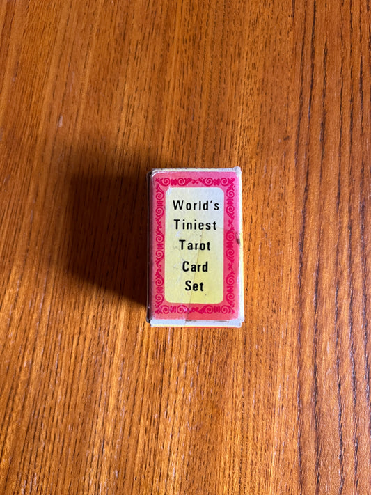 World's Tiniest Tarot Card Set - 1969