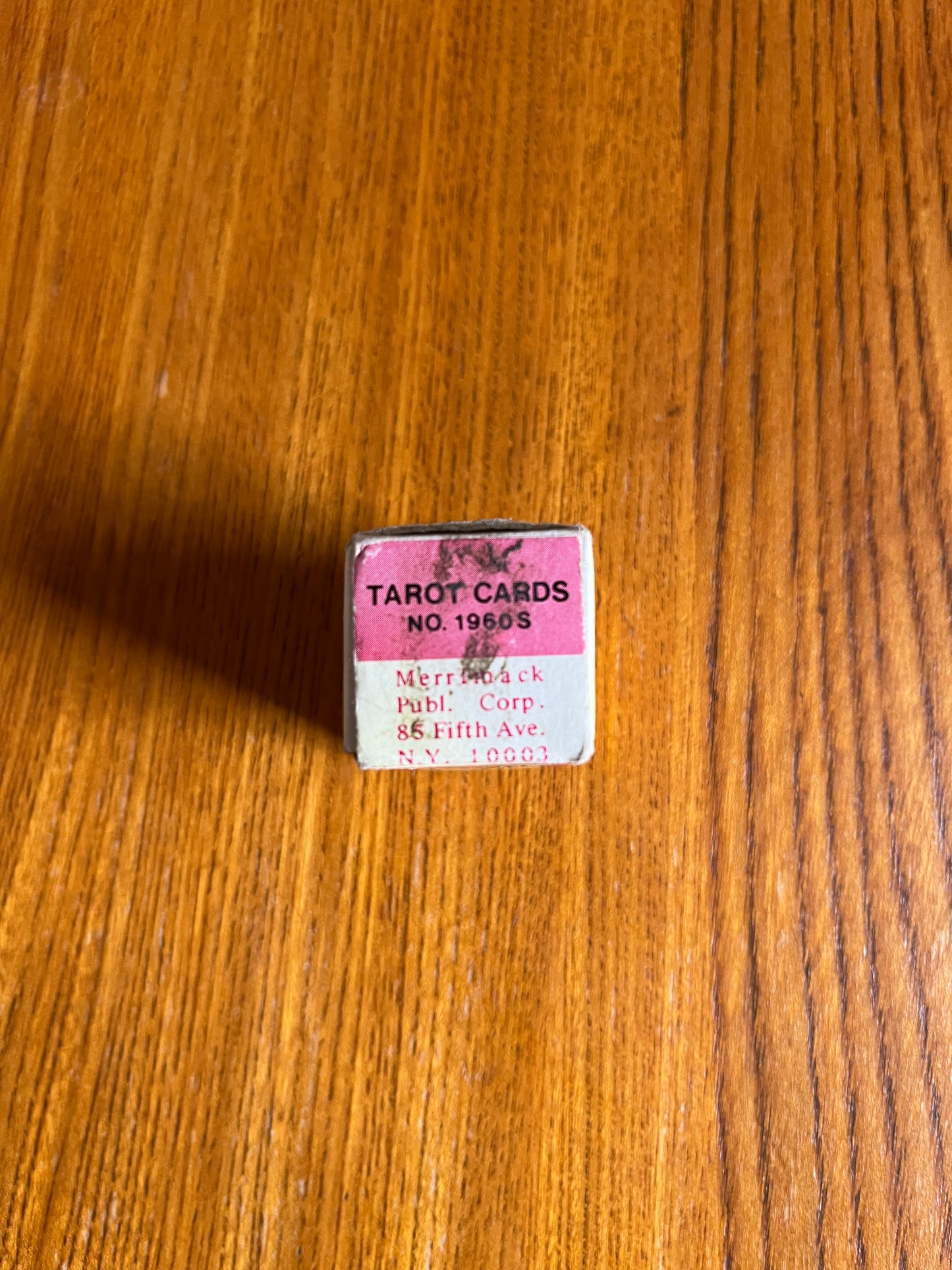 World's Tiniest Tarot Card Set - 1969