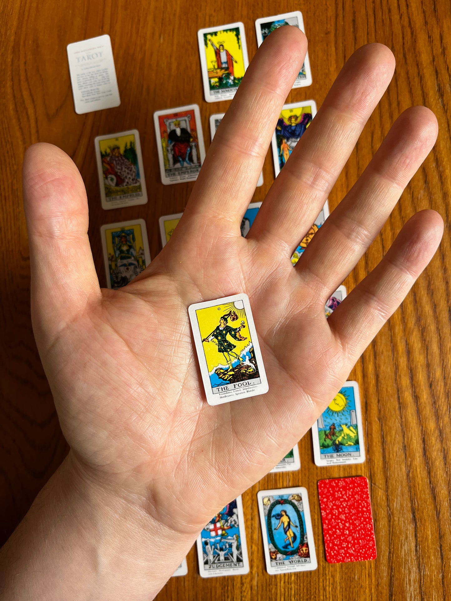 World's Tiniest Tarot Card Set - 1969