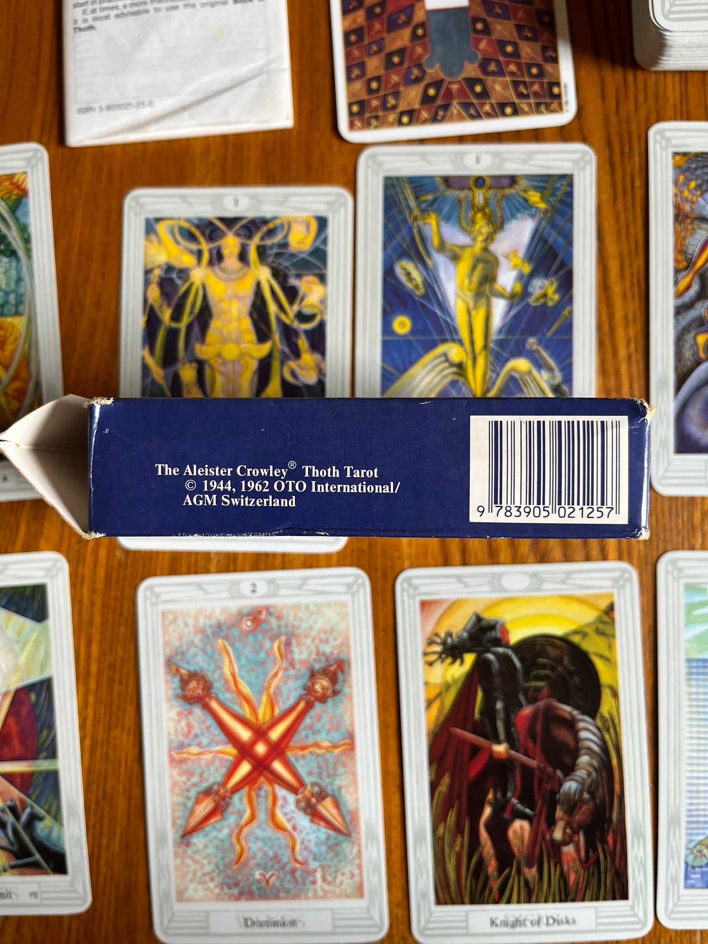 The Aleister Crowley Thoth Tarot - 1986 First Edition Thus (3 Magus')