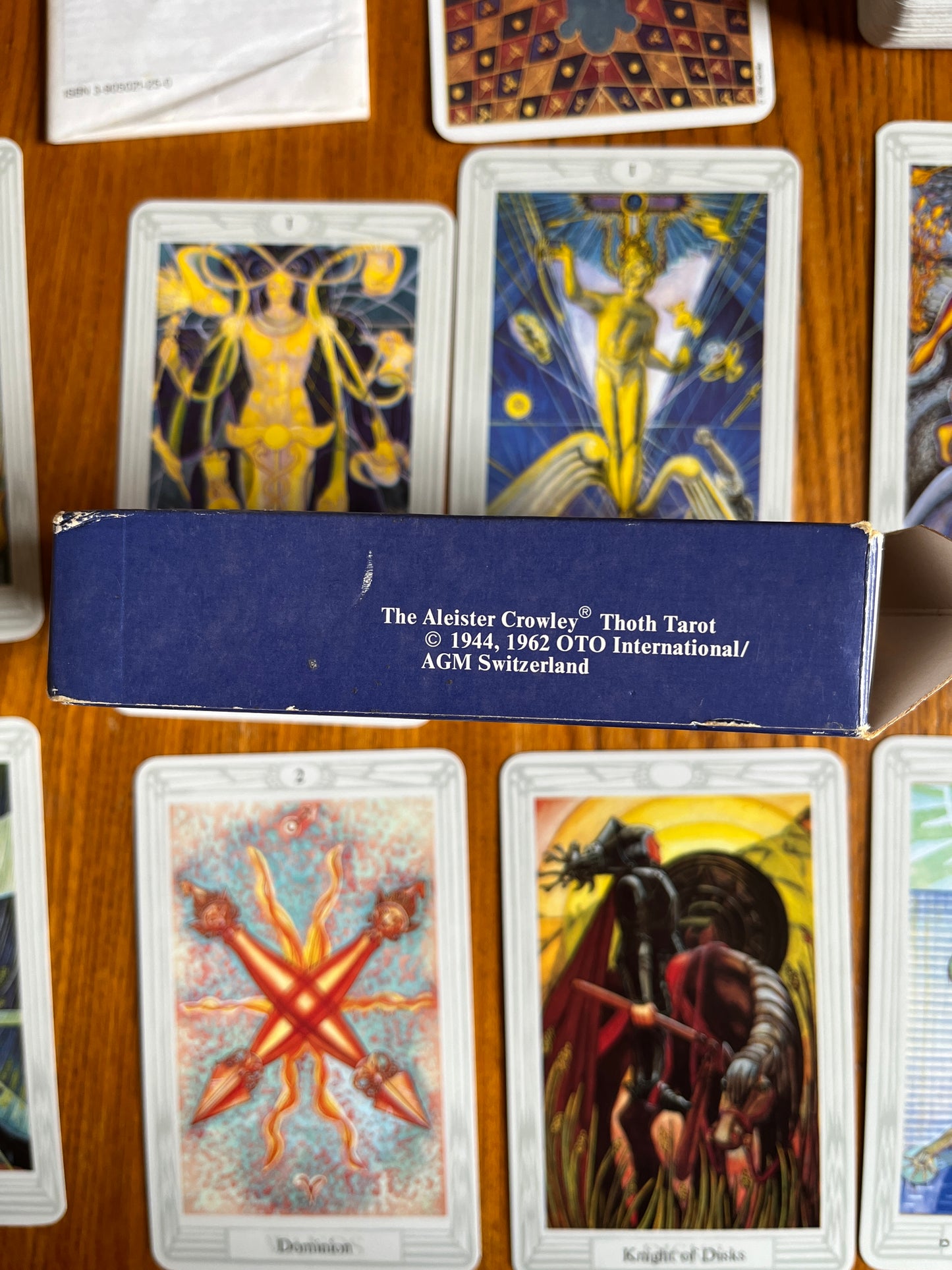 The Aleister Crowley Thoth Tarot - 1986 First Edition Thus (3 Magus')