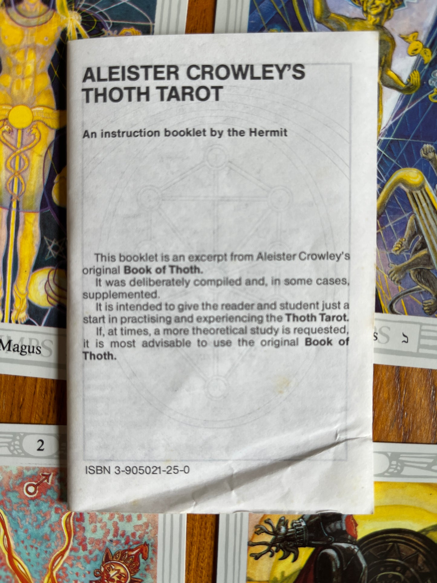 The Aleister Crowley Thoth Tarot - 1986 First Edition Thus (3 Magus')