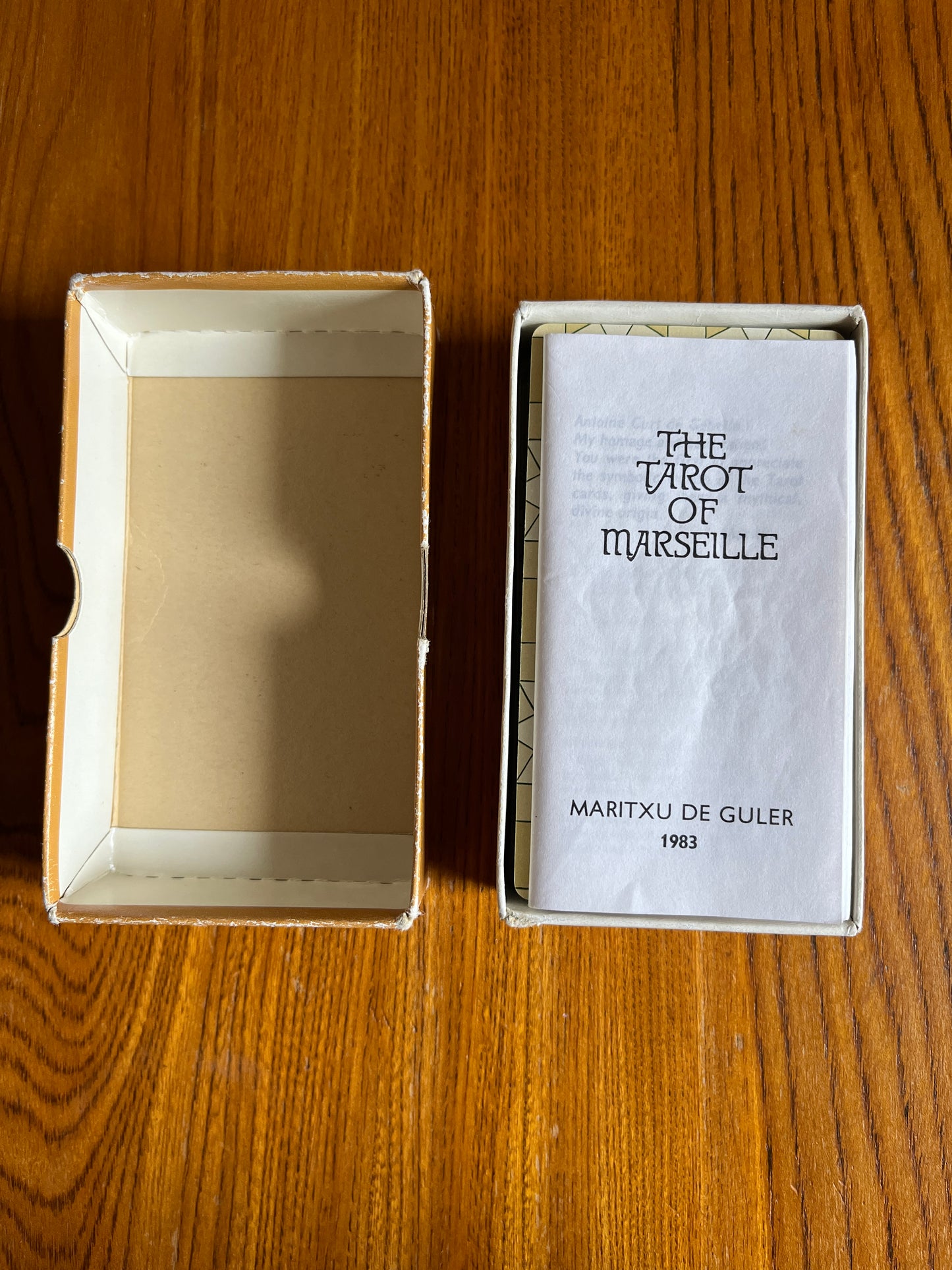 Le Tarot De Marseille - 1983