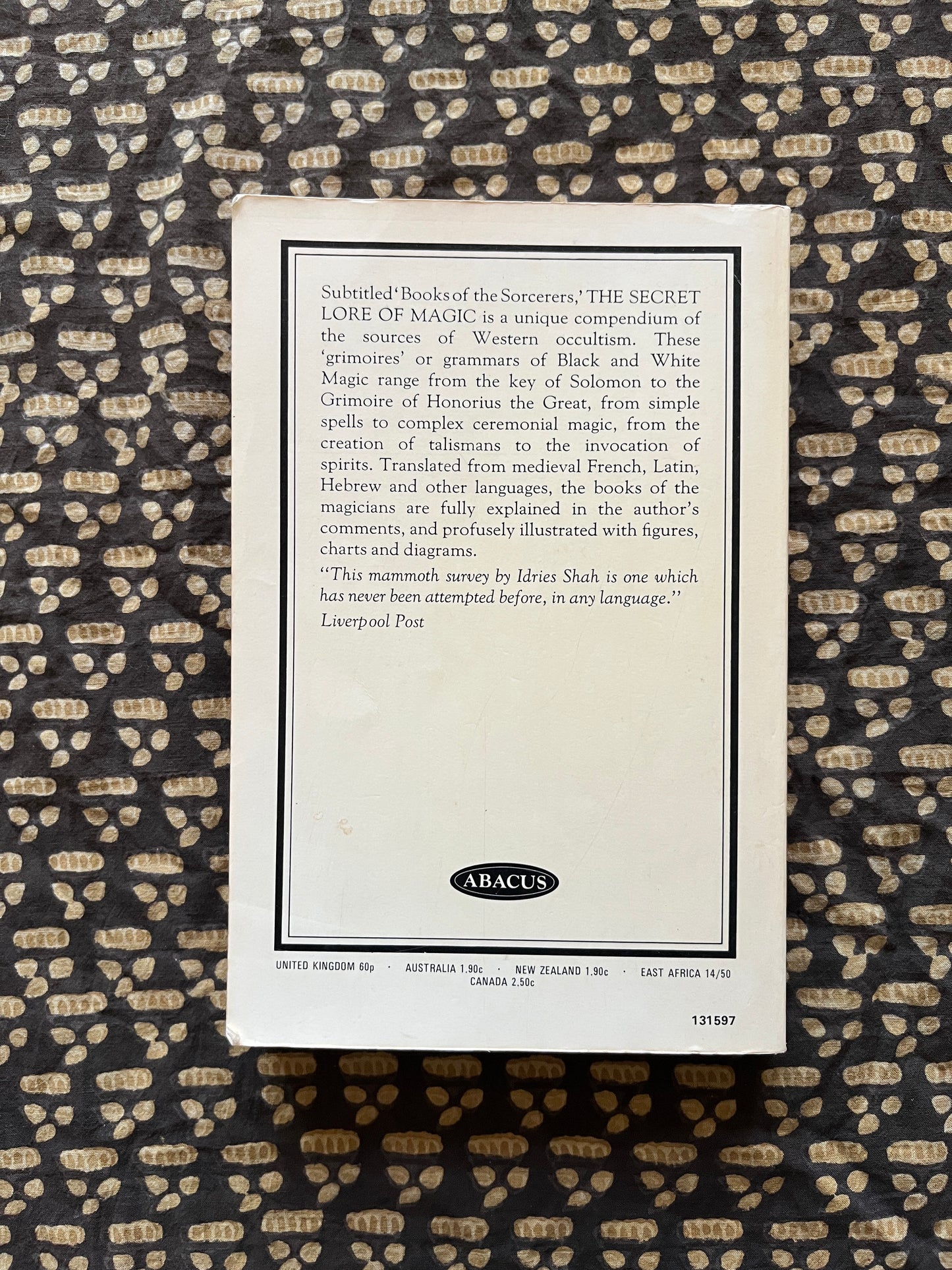 The Secret Lore of Magic - Idries Shah