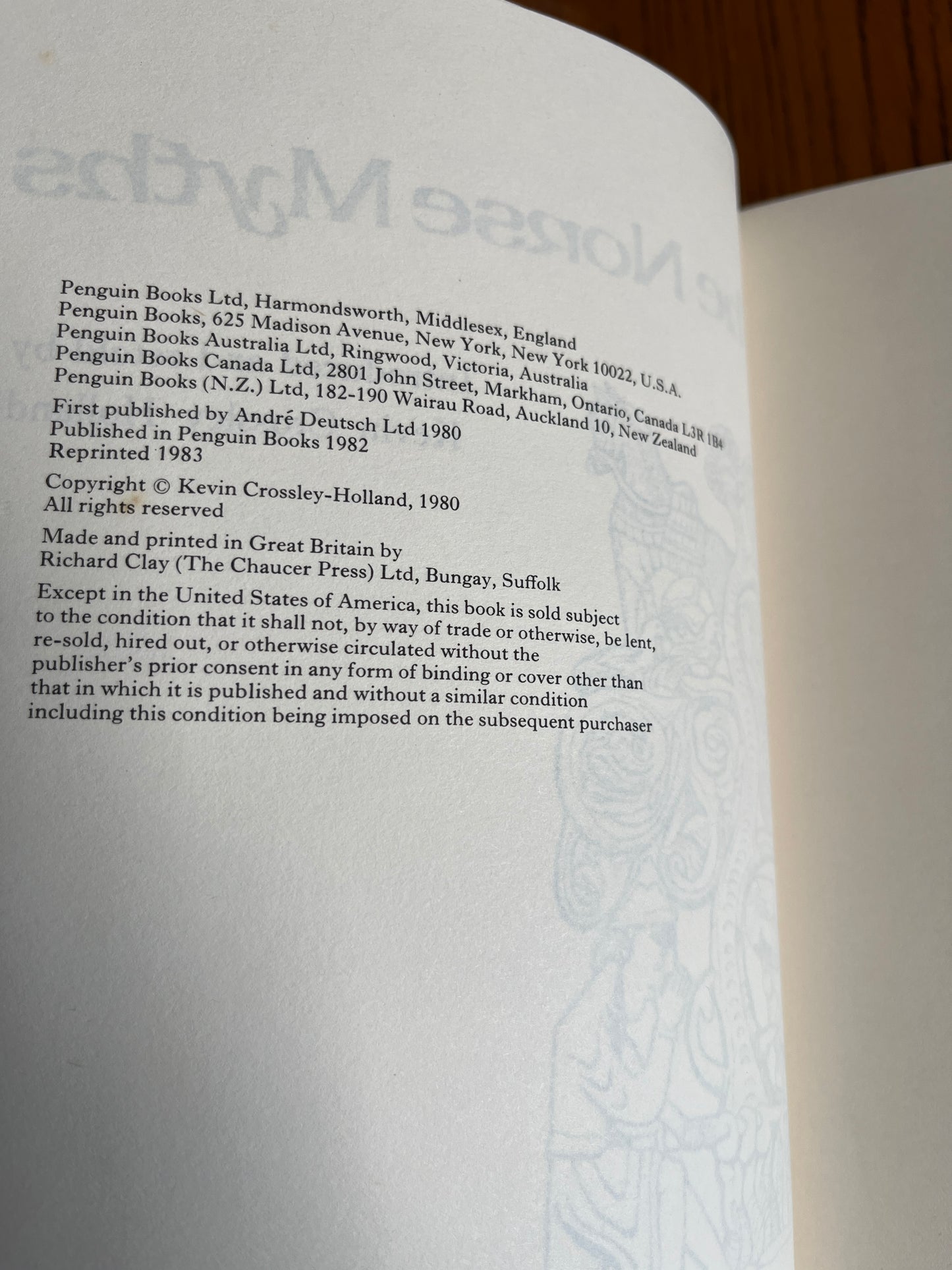 The Norse Myths - Kevin Crossley-Holland