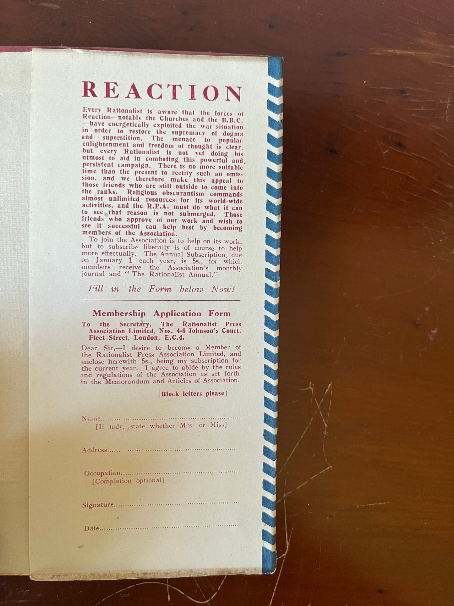 Magic and Religion - Sir James George Frazer (1944 First Edition Thus, Thinker's Library with War Economy Standard Printing)
