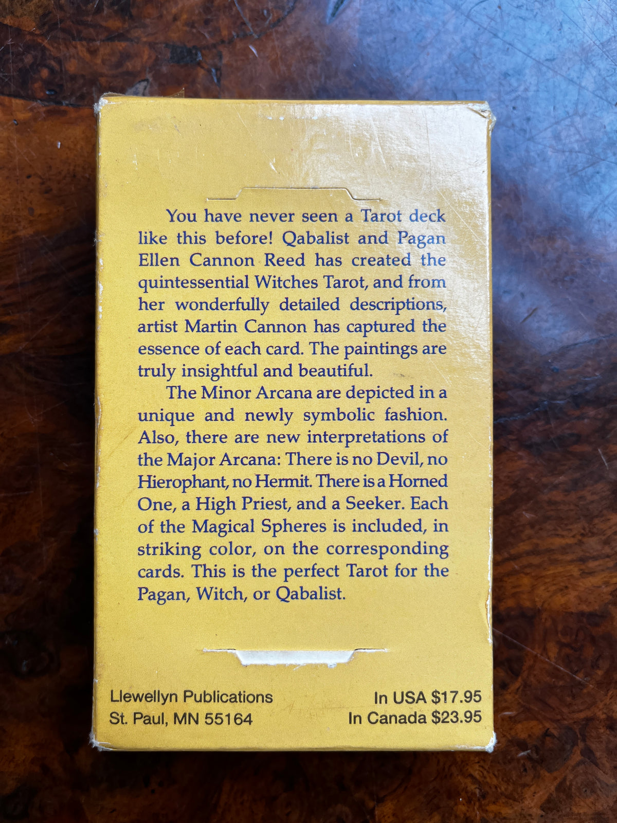 The Witches Tarot - Ellen Cannon Reed & Martin Cannon (Out of Print)