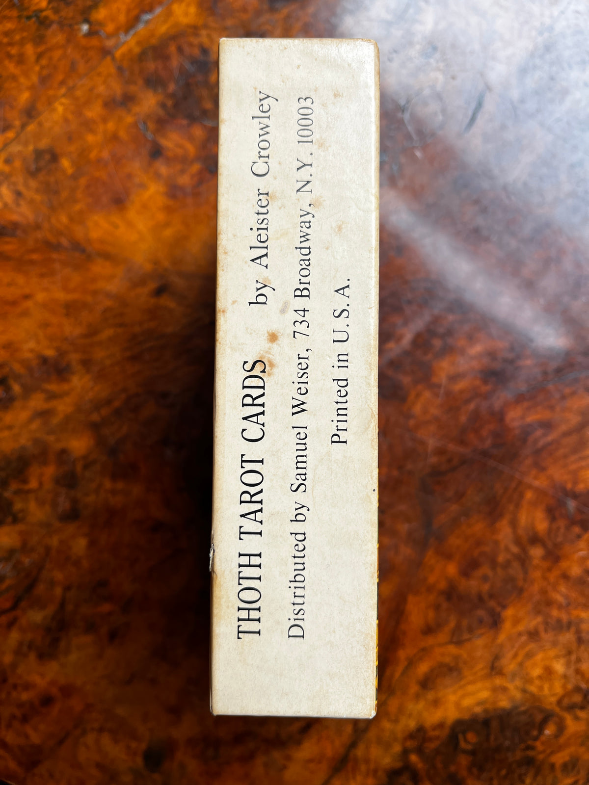 Thoth Tarot Cards - Aleister Crowley & Frieda Harris (Samuel Weiser Edition 1973 - "Version B")
