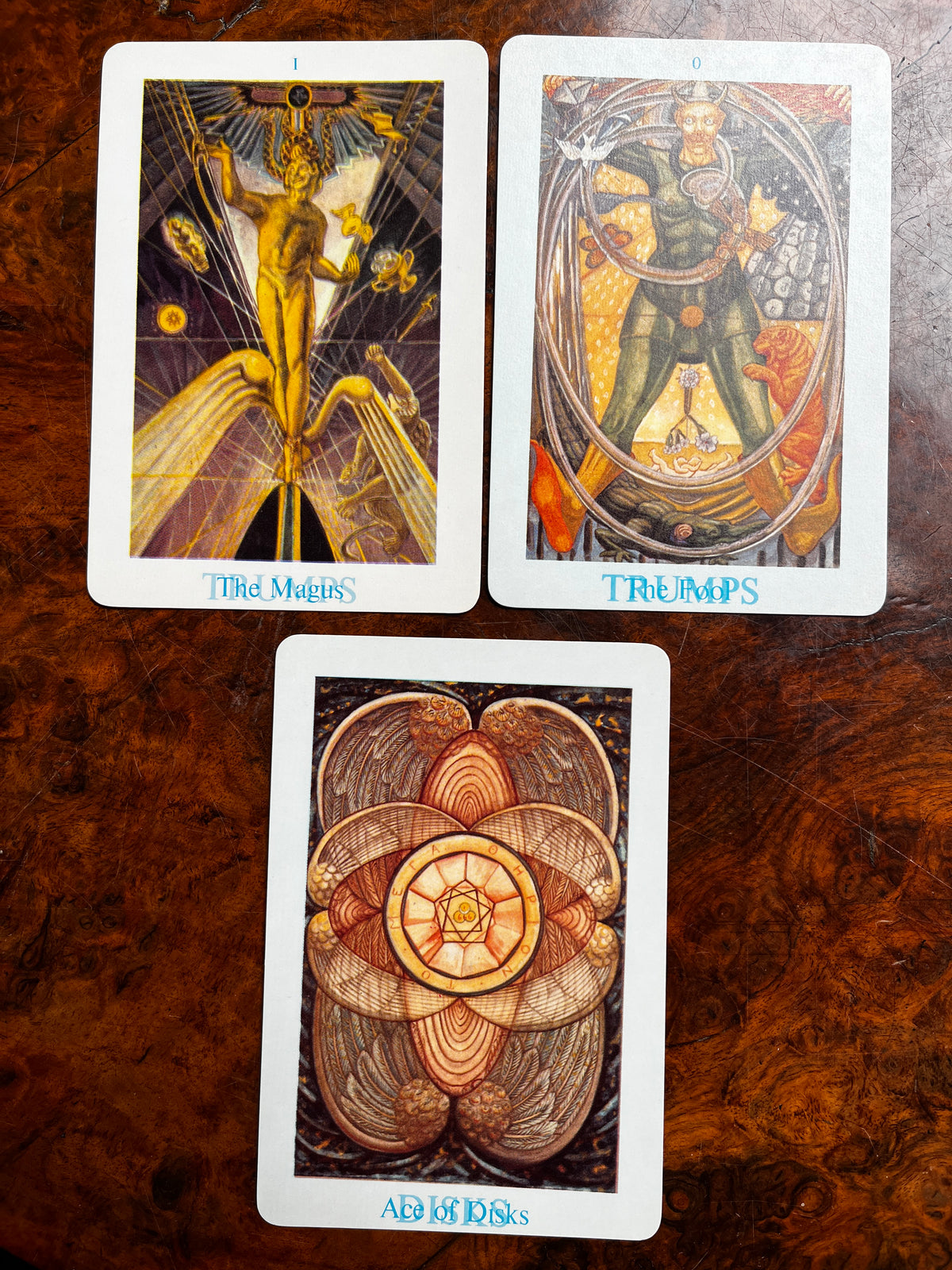 Thoth Tarot Cards - Aleister Crowley & Frieda Harris (Samuel Weiser Edition 1973 - "Version B")