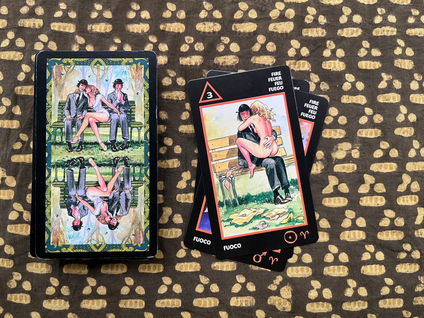 (18+) Milo Manara Erotic Tarot Deck