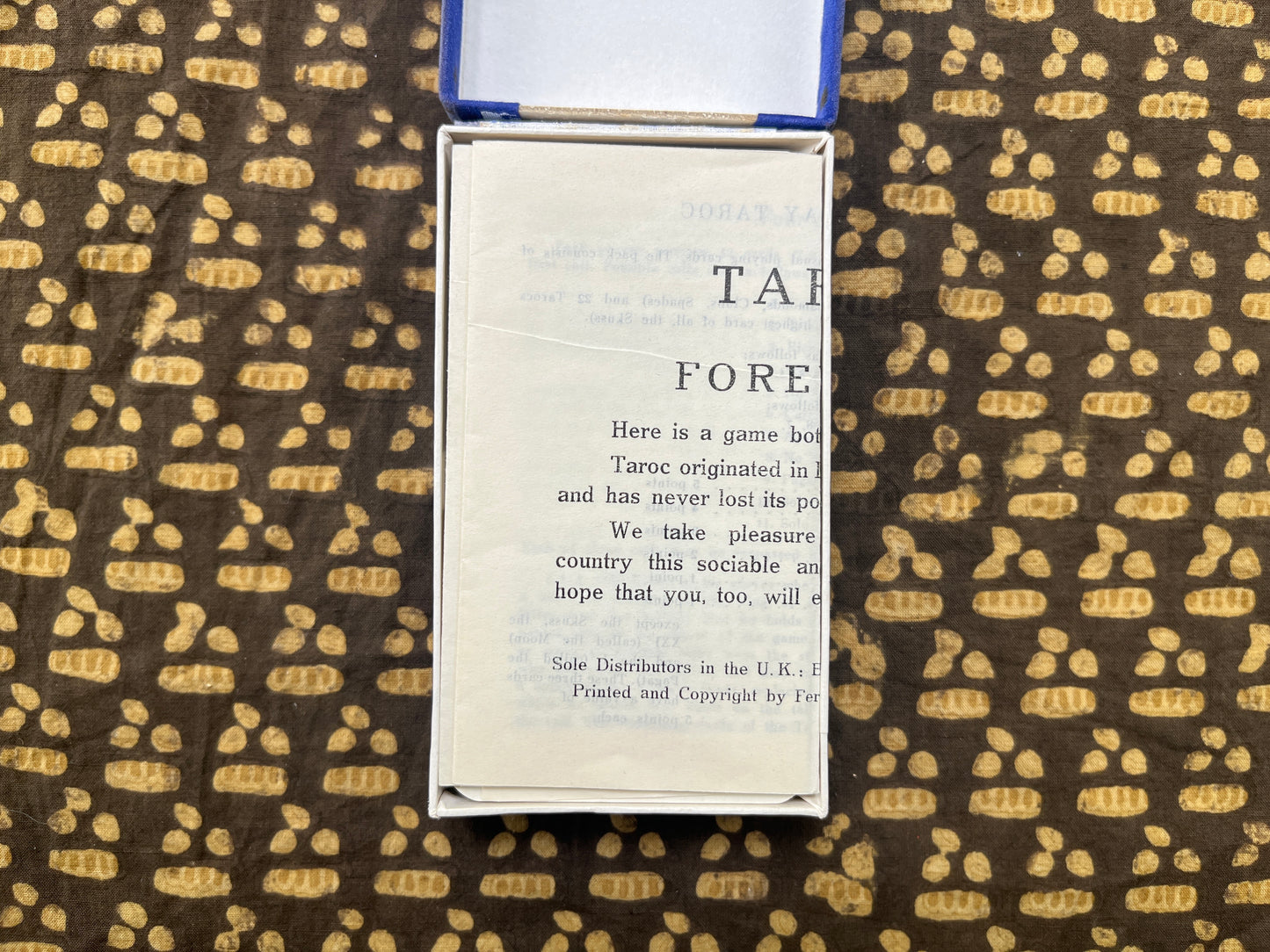 Piatnik Taroc Playing Cards