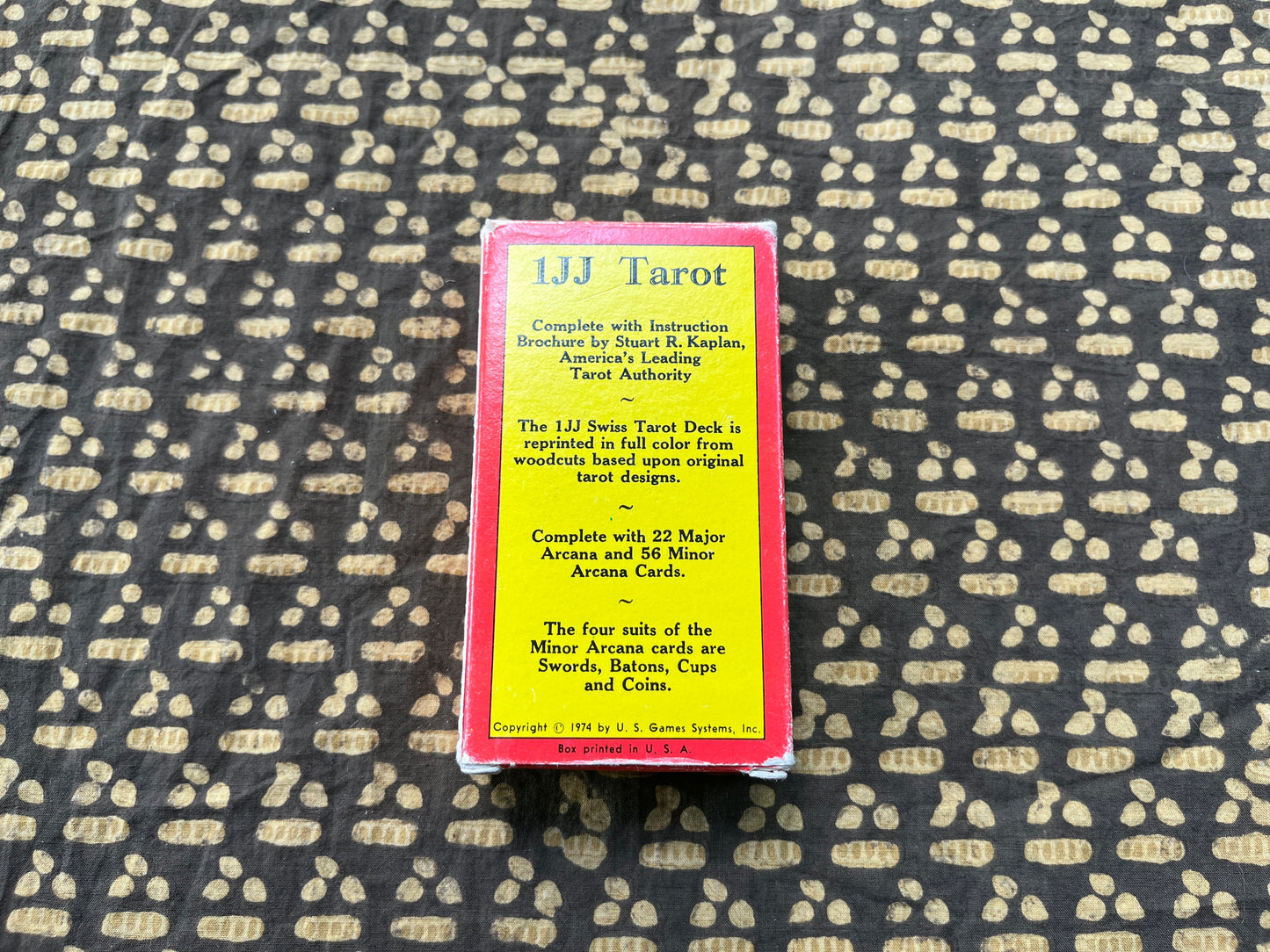 Tarot Fortune Telling Game Box Set - including deck, book and spread sheet