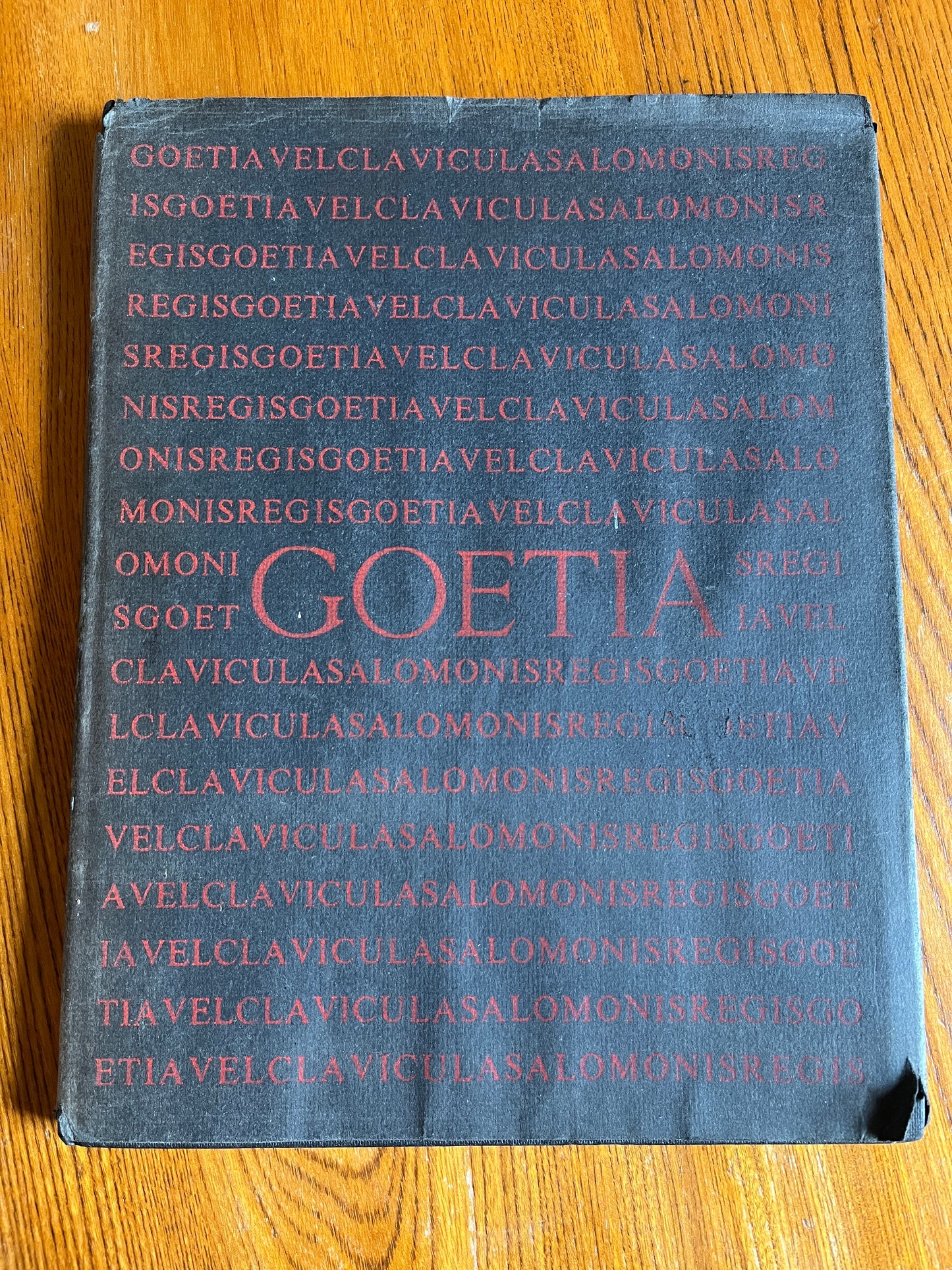 The Book of the Goetia of Solomon the King - Aleister Crowley (First Facsimile Edition 1976)