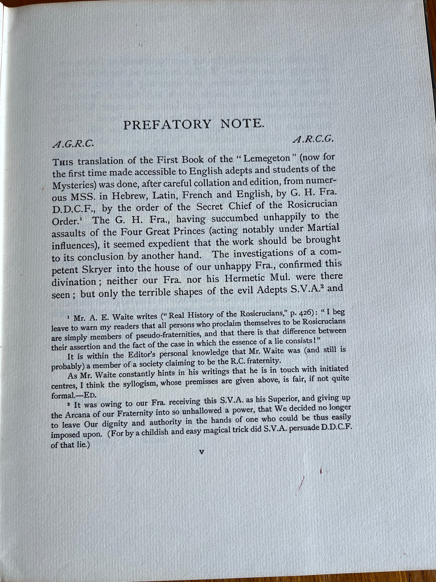 The Book of the Goetia of Solomon the King - Aleister Crowley (First Facsimile Edition 1976)