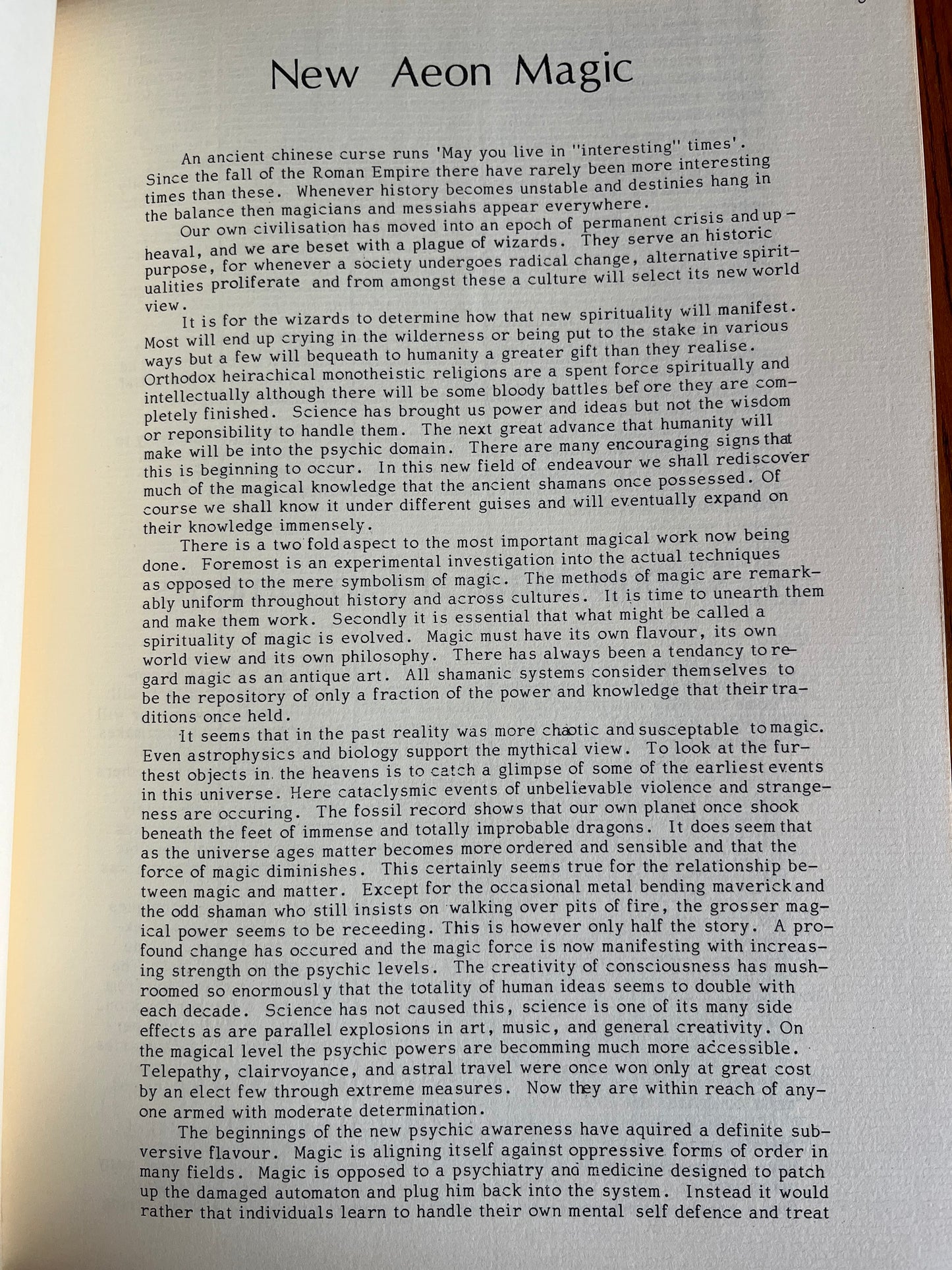 Psychonaut - Peter Carroll (First Edition, Rare)