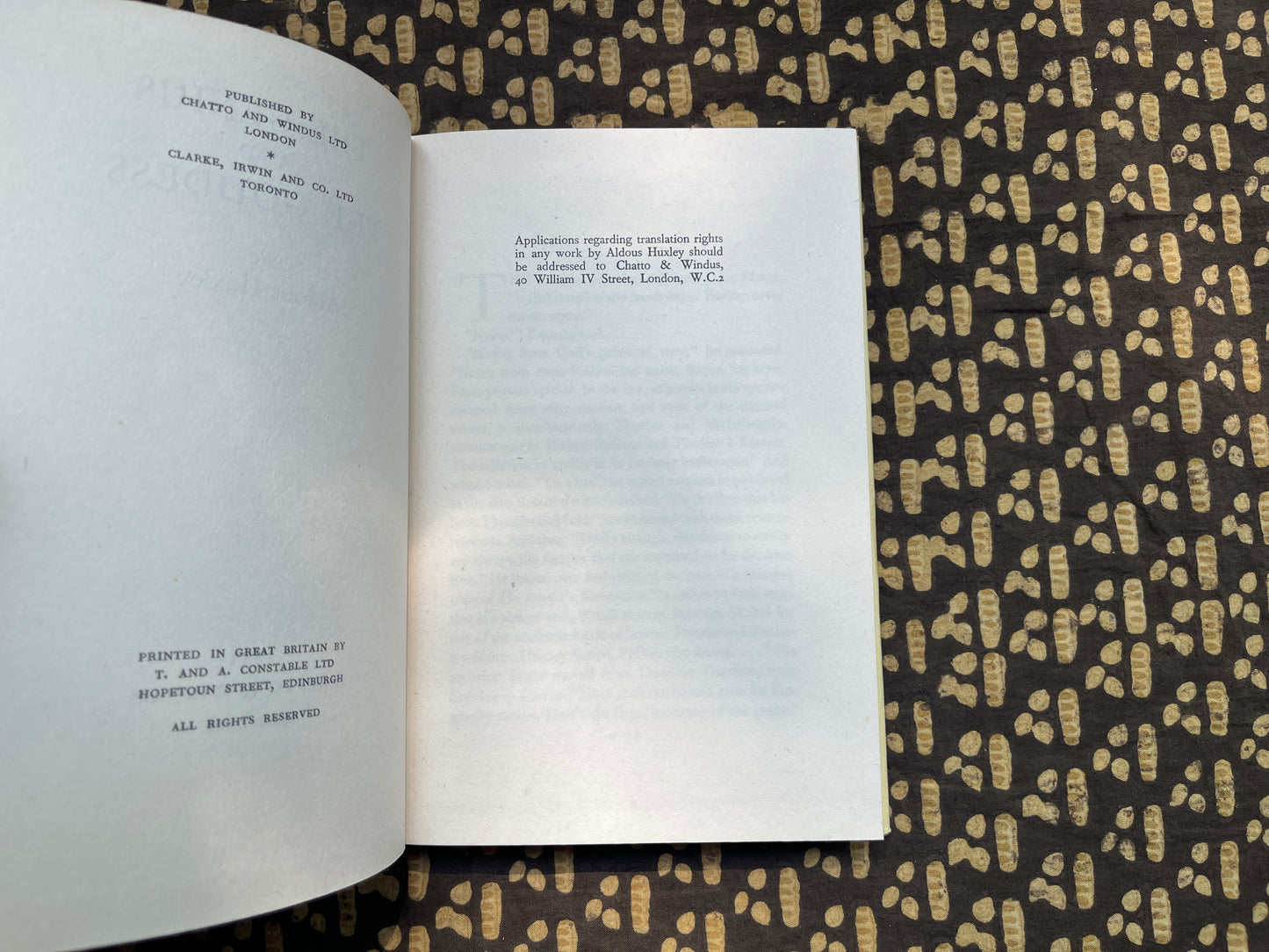 The Genius and the Goddess [First Edition] - Aldous Huxley