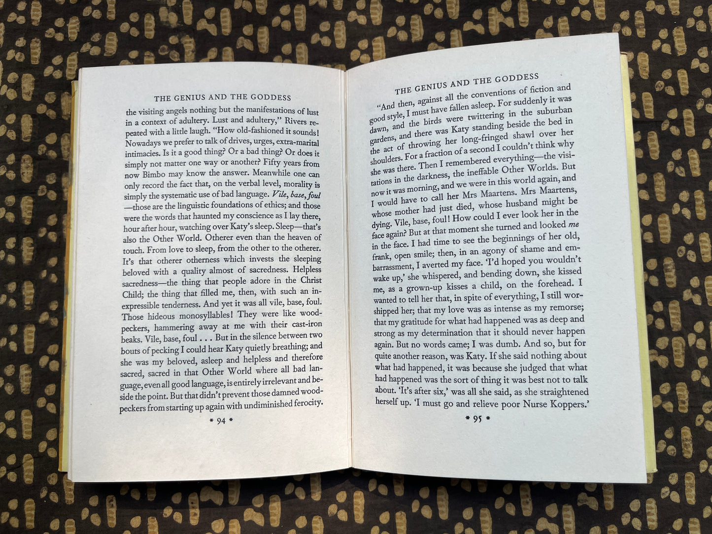The Genius and the Goddess [First Edition] - Aldous Huxley