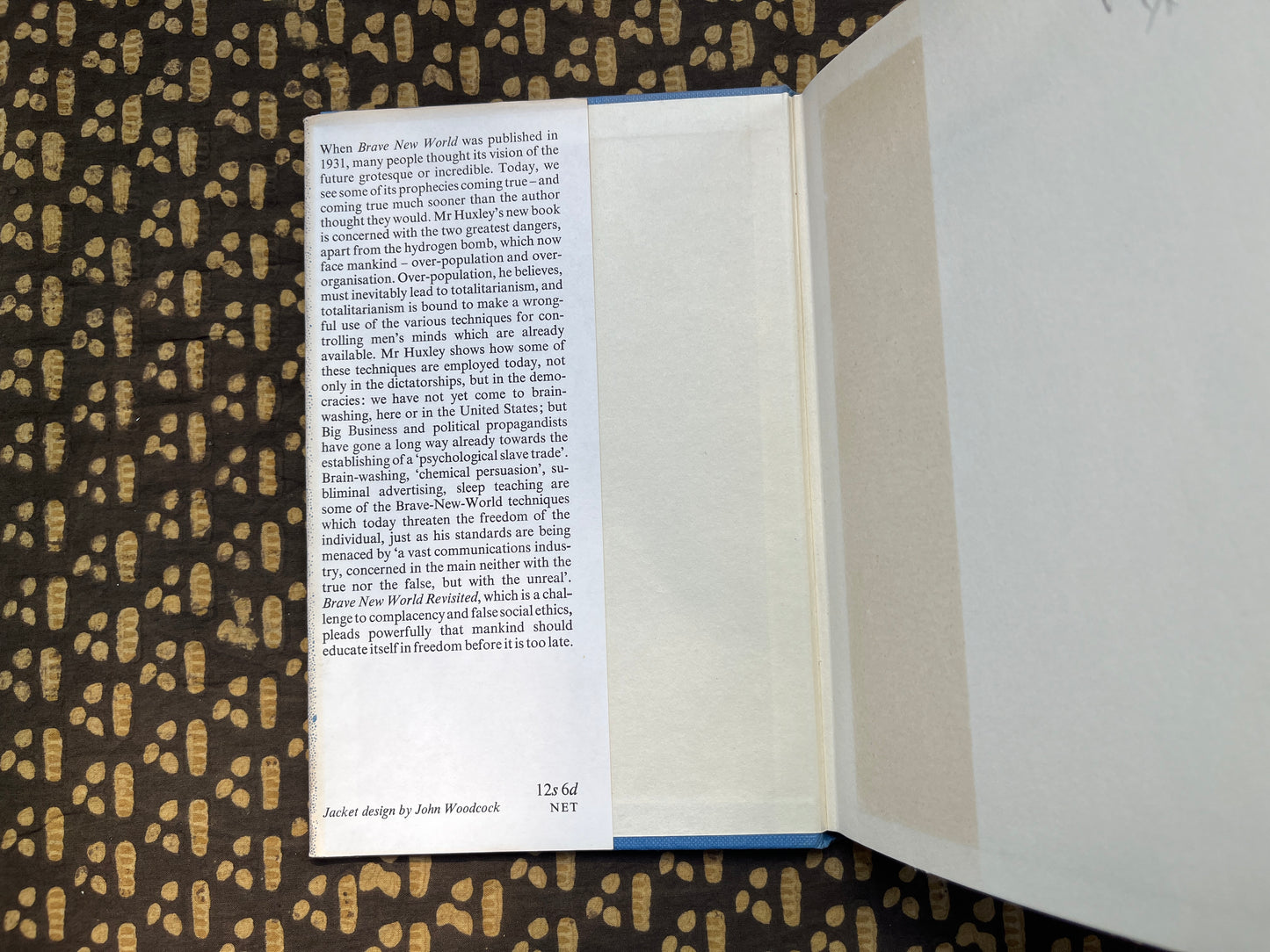 Brave New World Revisited [First Edition] - Aldous Huxley