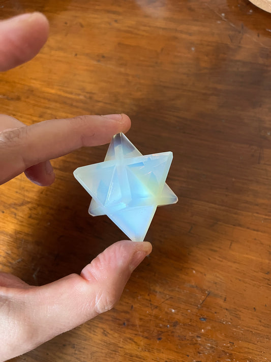 Opalite Merkaba Star