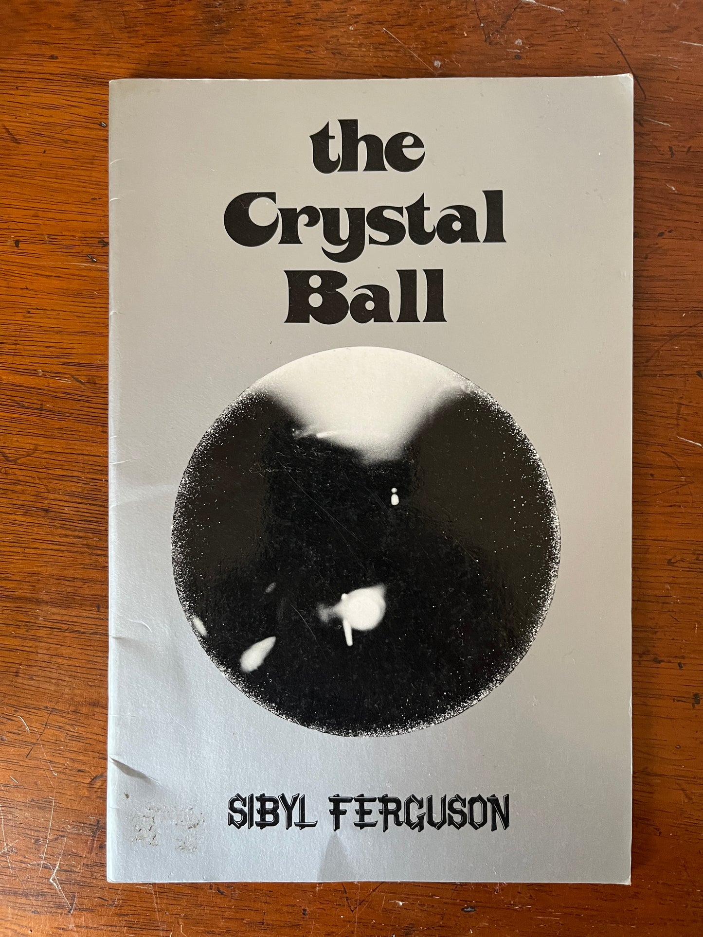 Crystal Ball with Glass Stand and Guidebook