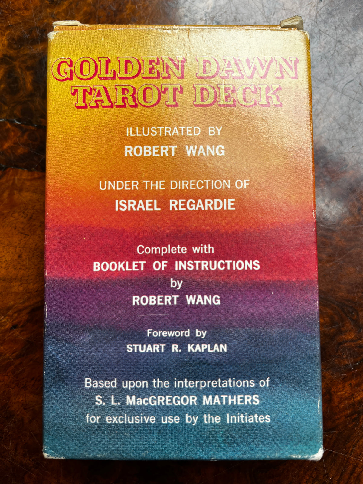 The Golden Dawn Tarot - Regardie & Wang (1978)