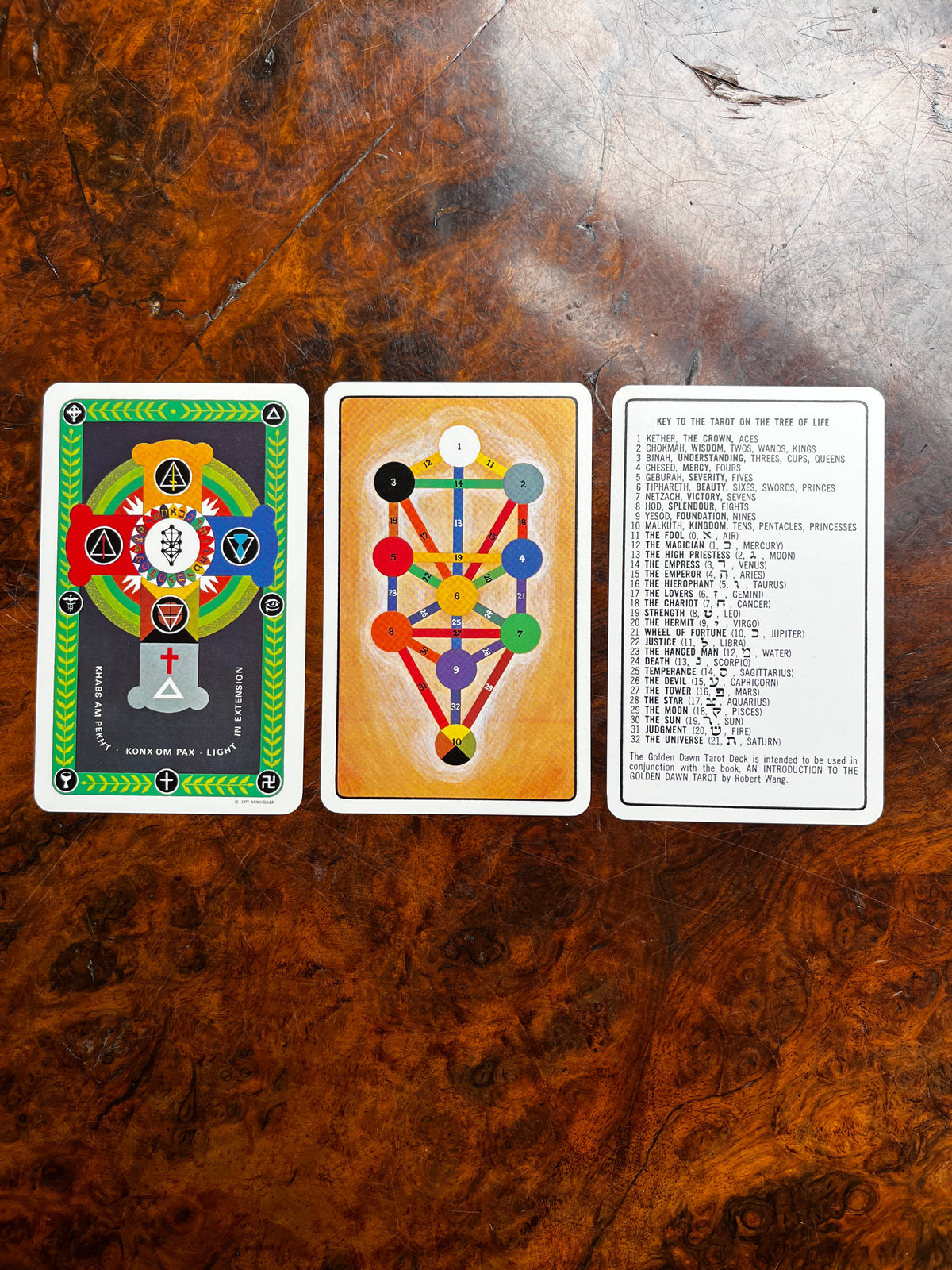 The Golden Dawn Tarot - Regardie & Wang (1978)