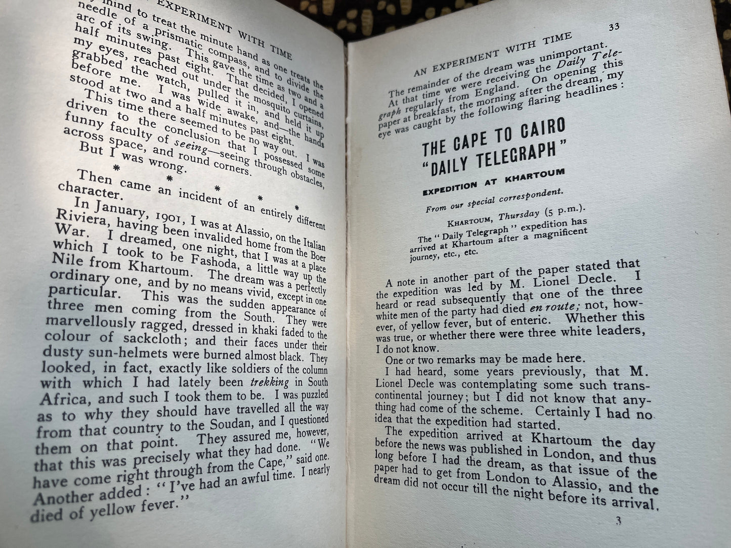 An Experiment with Time - J.W. Dunne