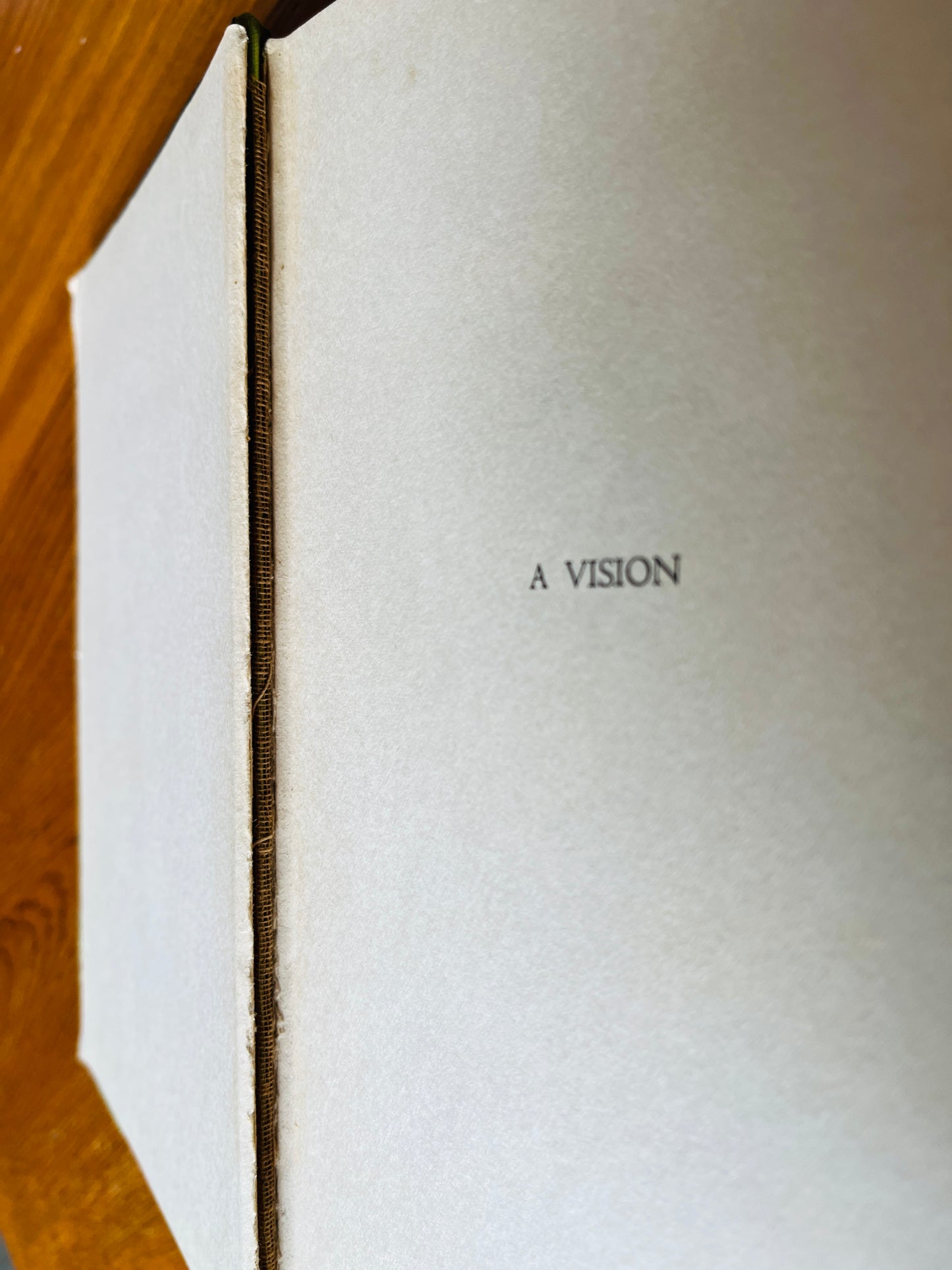 A Vision - WB Yeats & George Yeats (1938 First US Edition of Version "B")