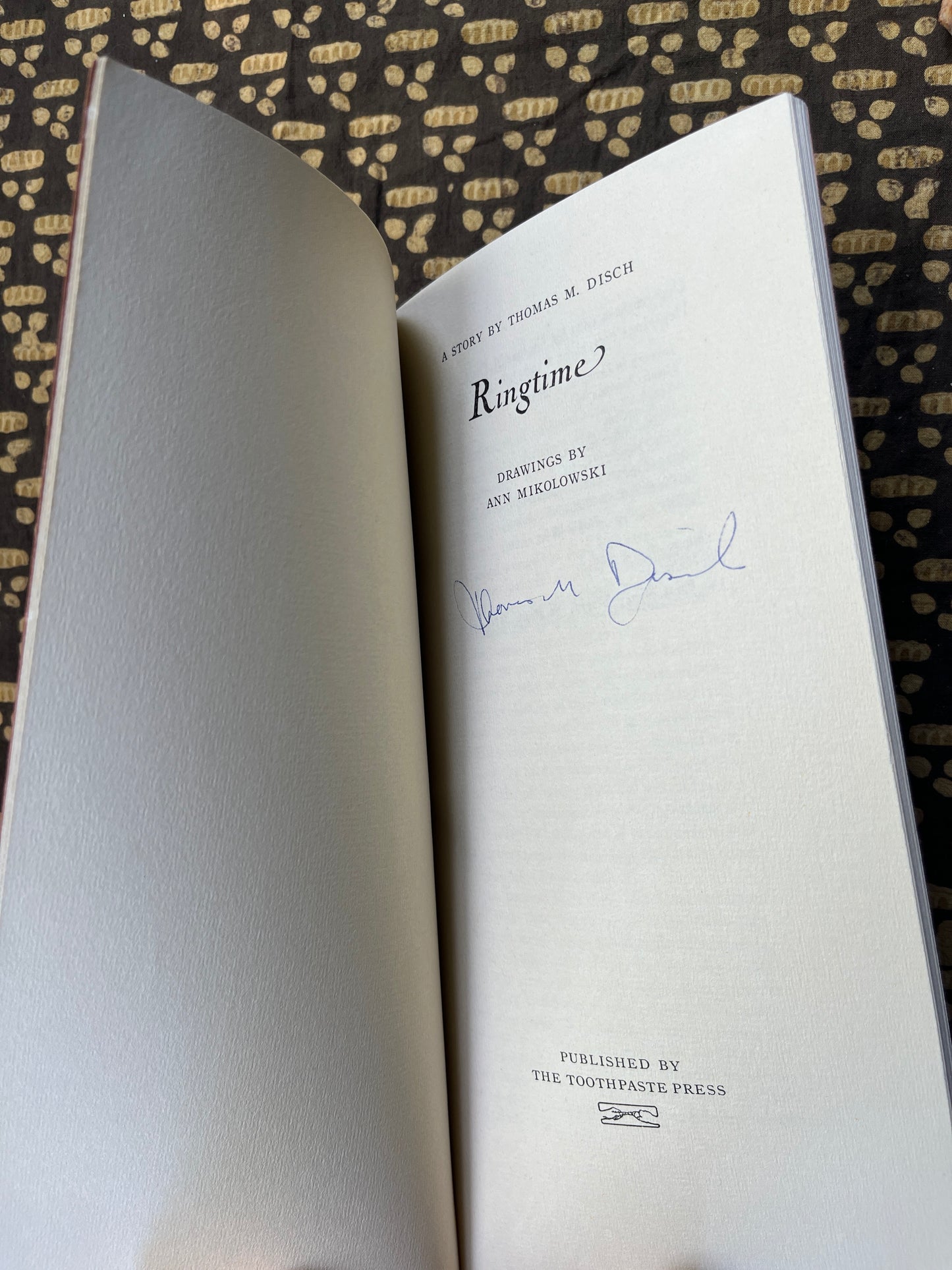 Ringtime [Signed Limited ed.] - Thomas M Disch