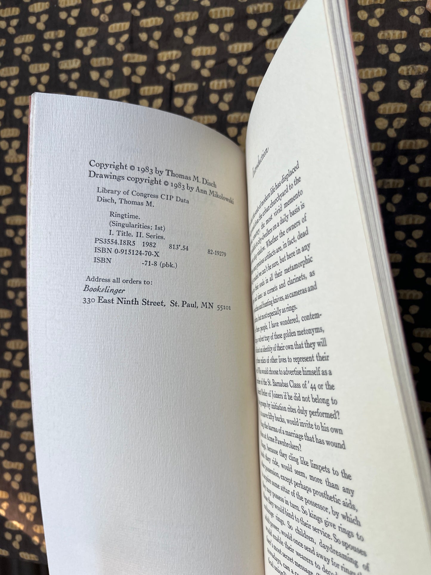 Ringtime [Signed Limited ed.] - Thomas M Disch