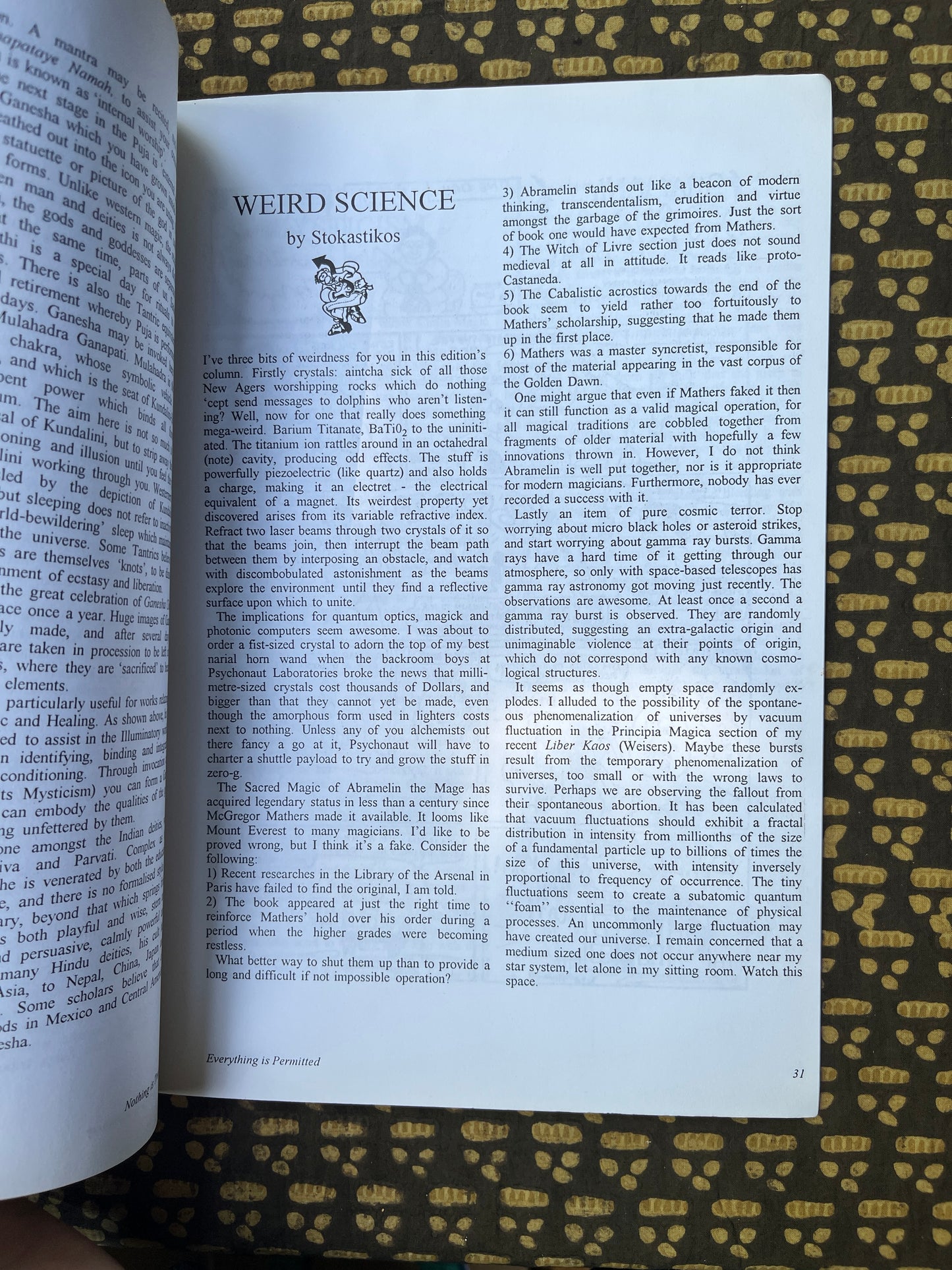 Chaos International issue #15 - 1989