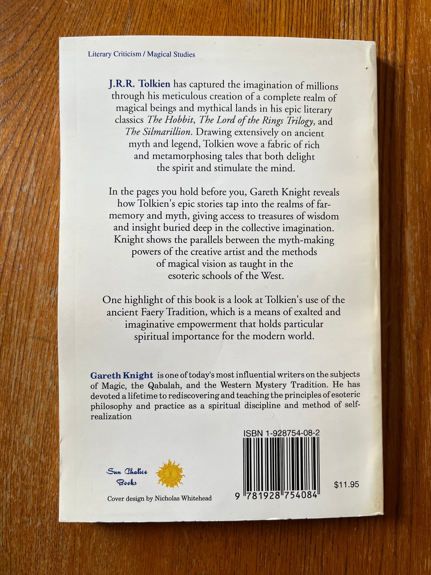 The Magical World of the Inklings - Gareth Knight (J R R Tolkien, C S Lewis and Owen Barfield)