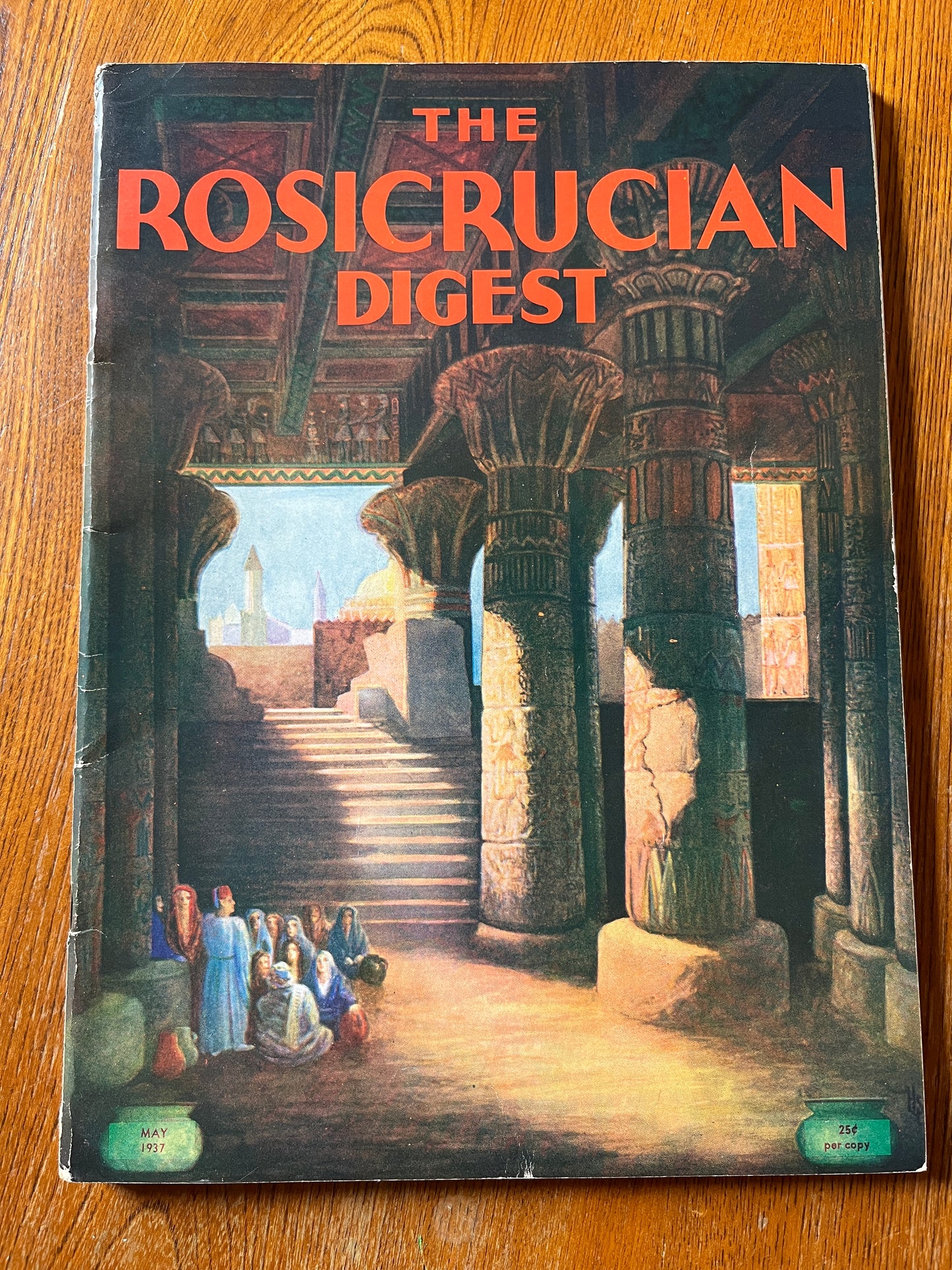 The Rosicrucian Digest - March, May & July 1937 Secret Society Magazines