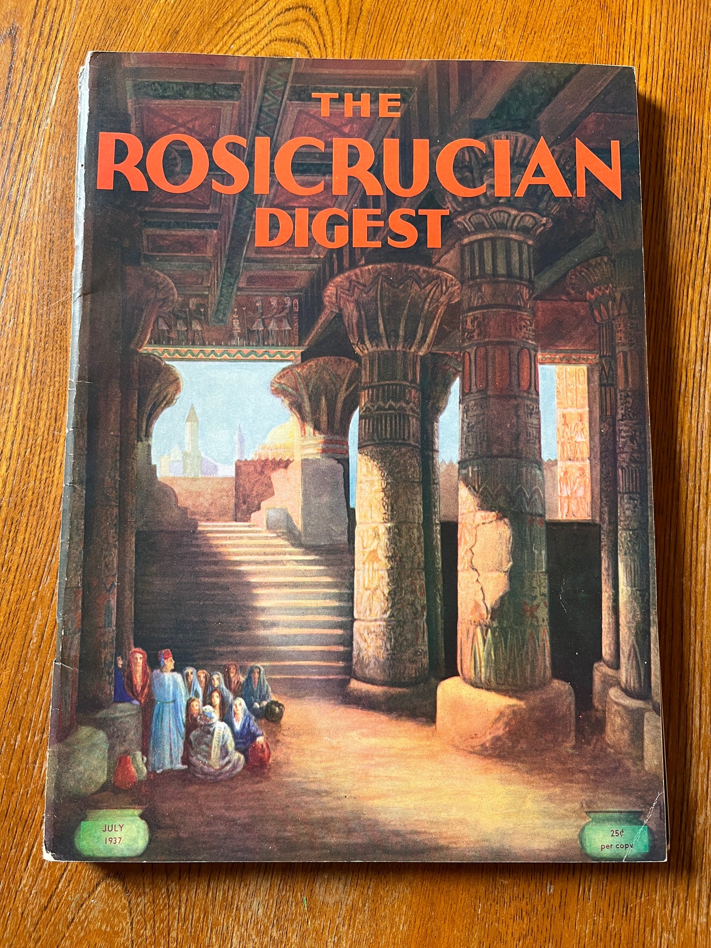 The Rosicrucian Digest - March, May & July 1937 Secret Society Magazines
